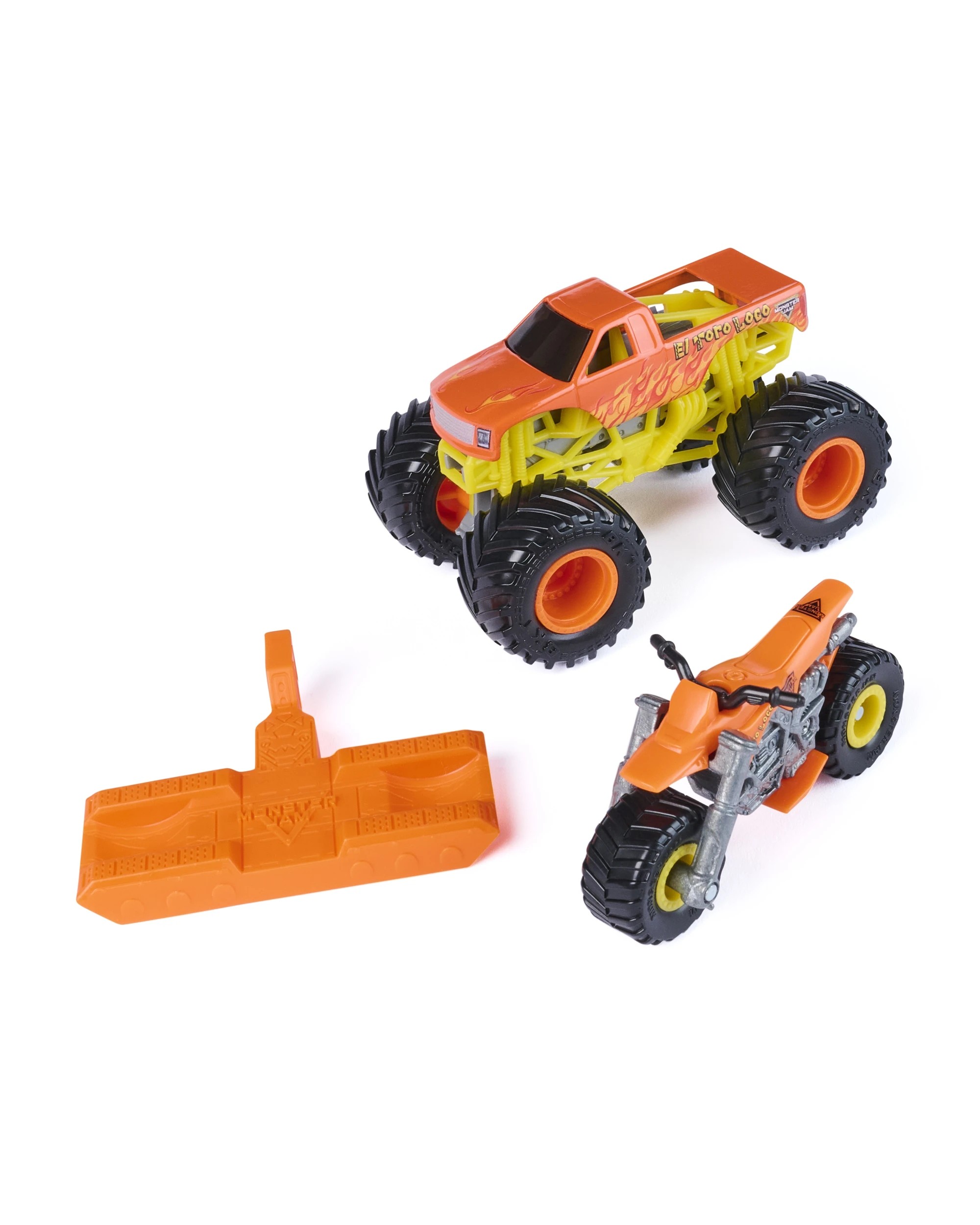 2 Monster Jam 1:64 Scale Truck and Bike Set - Assorted, 2 of 8