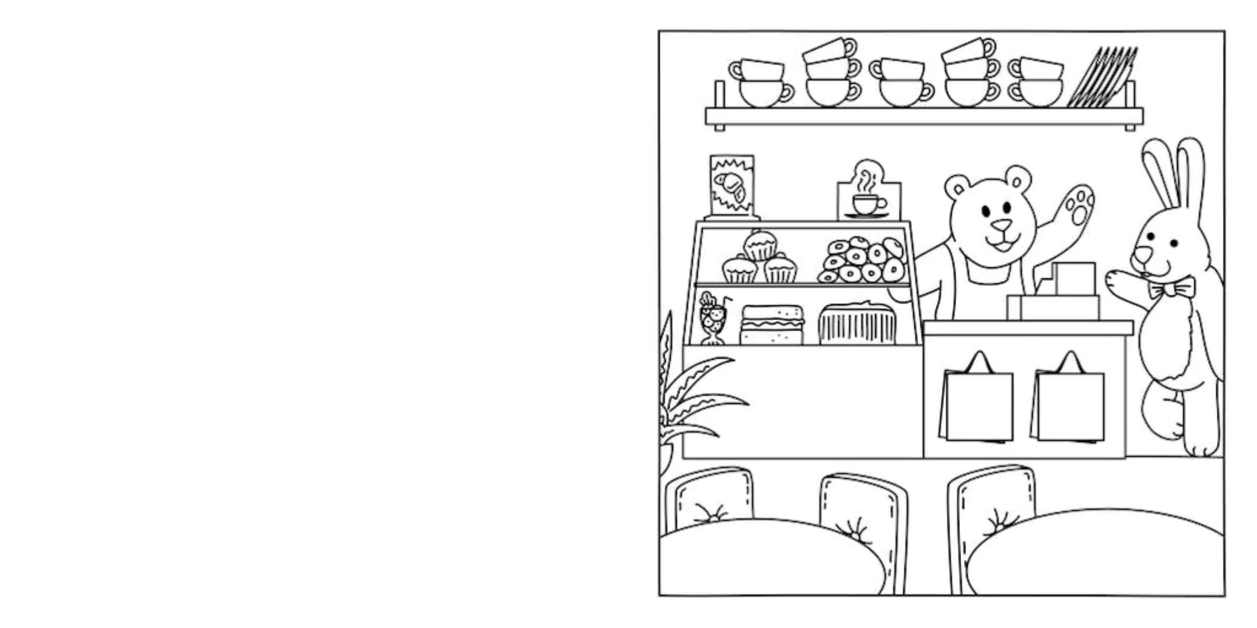 3 Dreamy Bakery: A Cute and Cozy Colouring Book by Ollie Brown - Book, 3 of 4