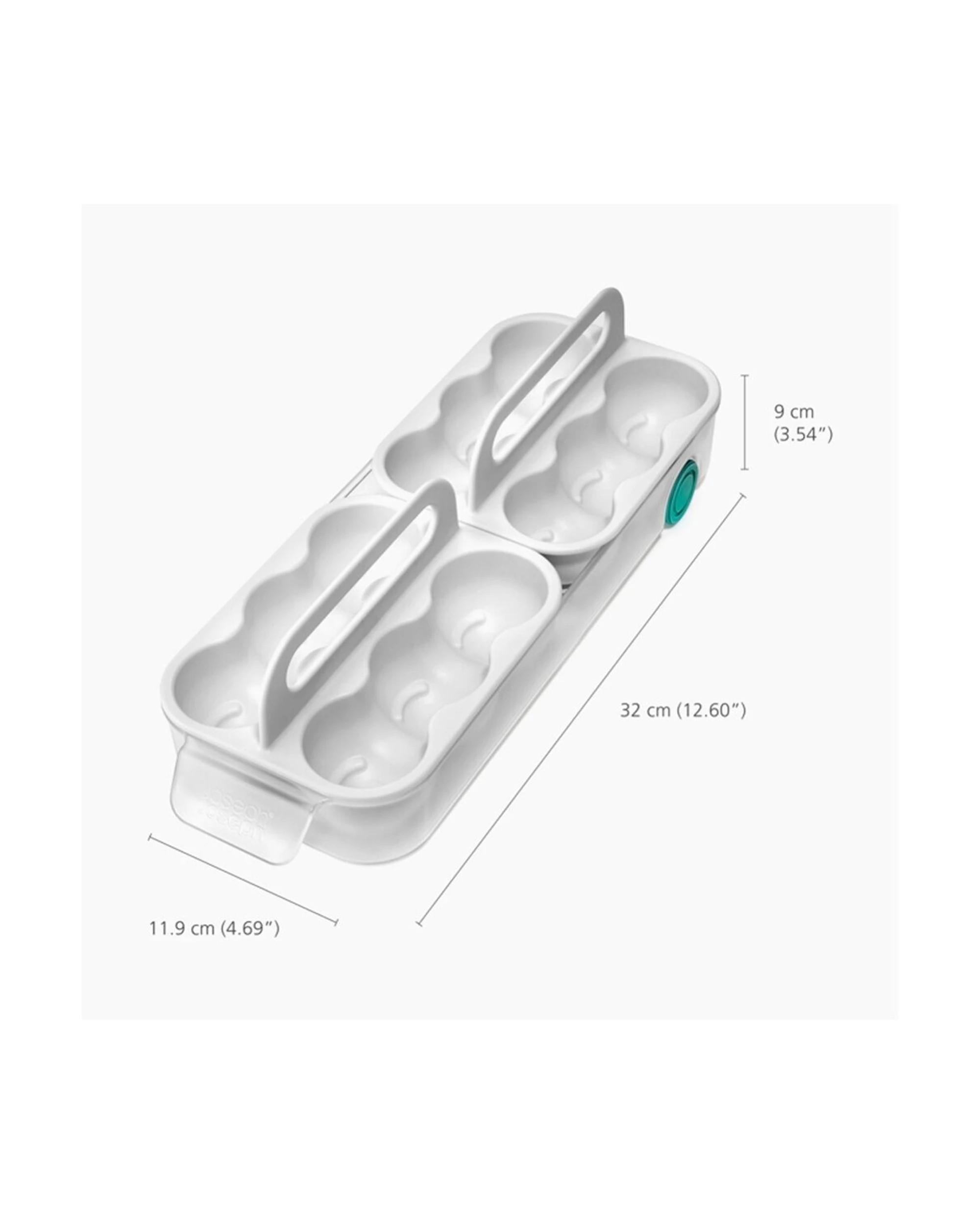 7 Joseph Joseph FridgeStore 12 Egg Holder Kitchen Organizer Caddy Vacuum Insulated - White, 7 of 7