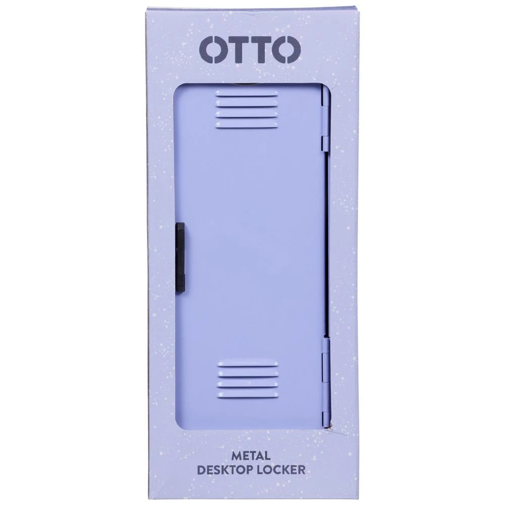 2 Otto Metal Desktop Locker Pastel Purple, 2 of 4