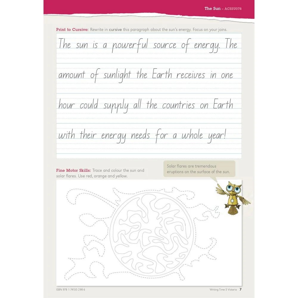 4 Writing Time VIC Modern Cursive Book 5, 4 of 7