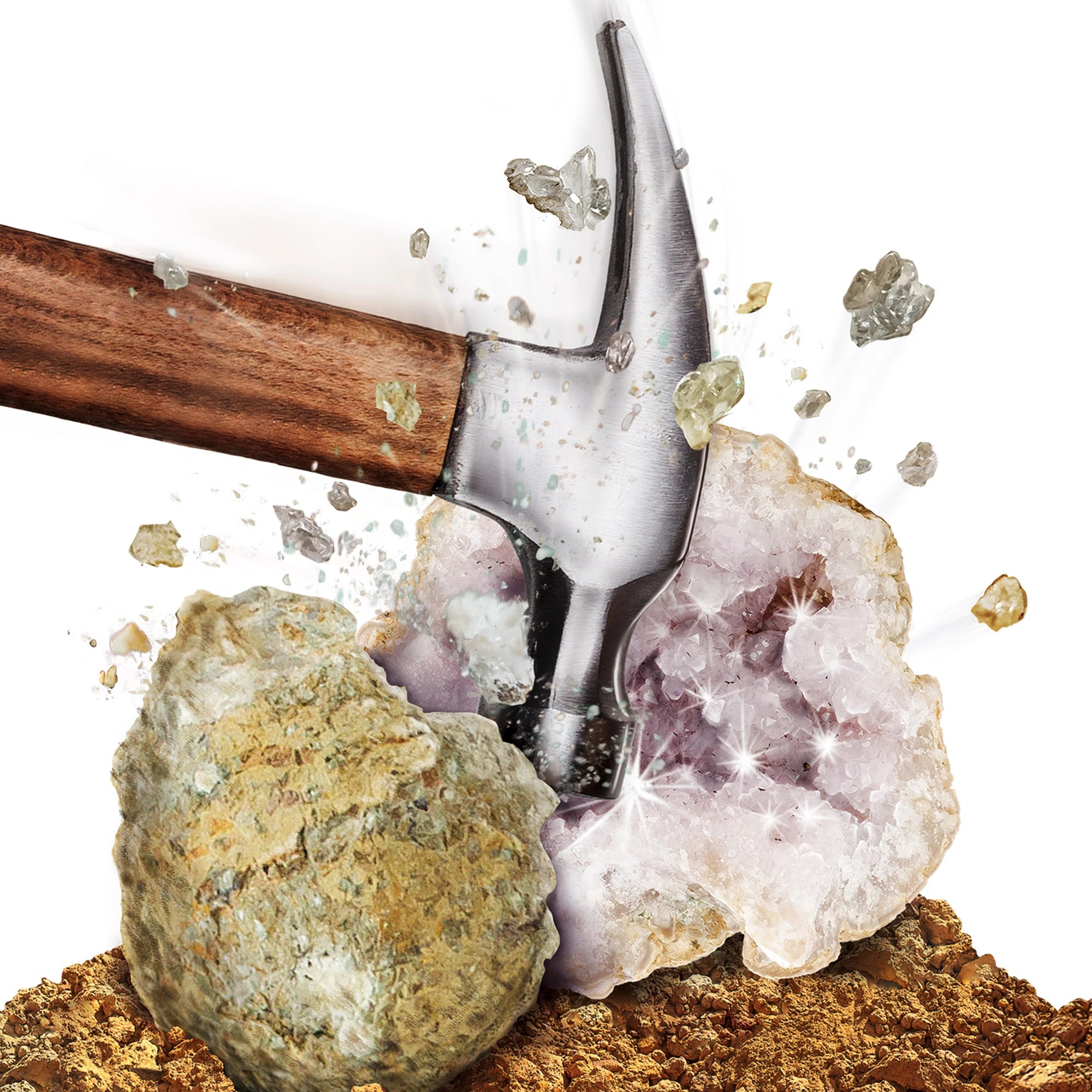 5 National Geographic Break Open 2 Geodes Kit - Multi, 5 of 5