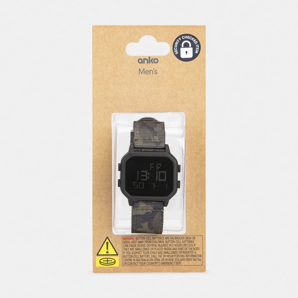 4 Digital Nylon Band Sports Watch - Camo, 4 of 6