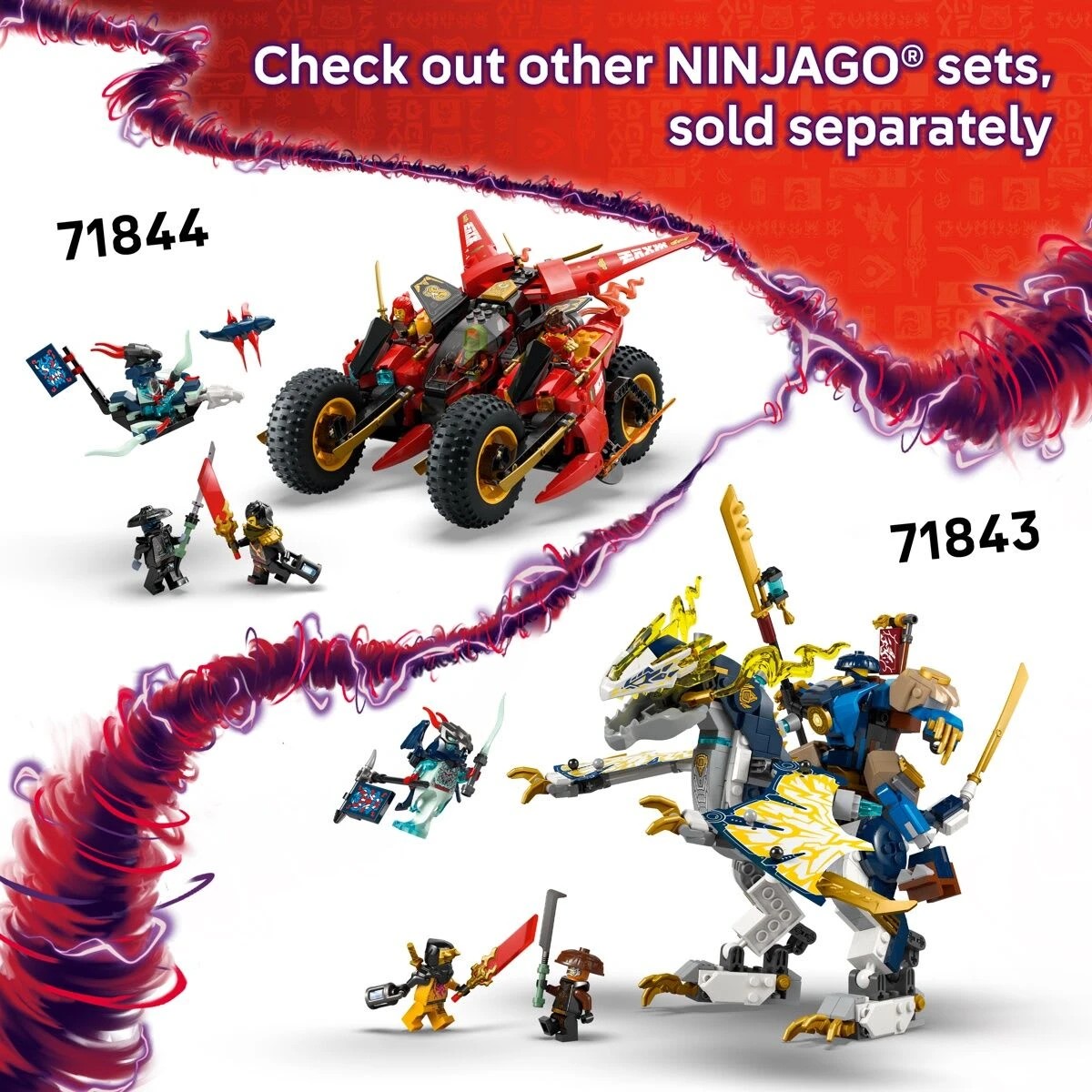 9 LEGO NINJAGO Rogue’s Mech Dragon Rider 71843, 9 of 11