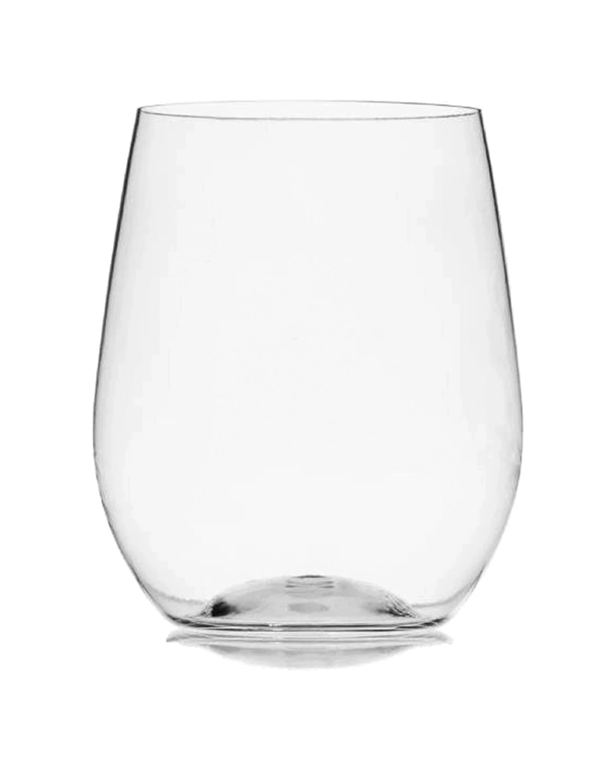 1 Durmaz Acrylic Series Plastic Reusable Stemless Wine Glass 350mL - Clear, 1 of 1
