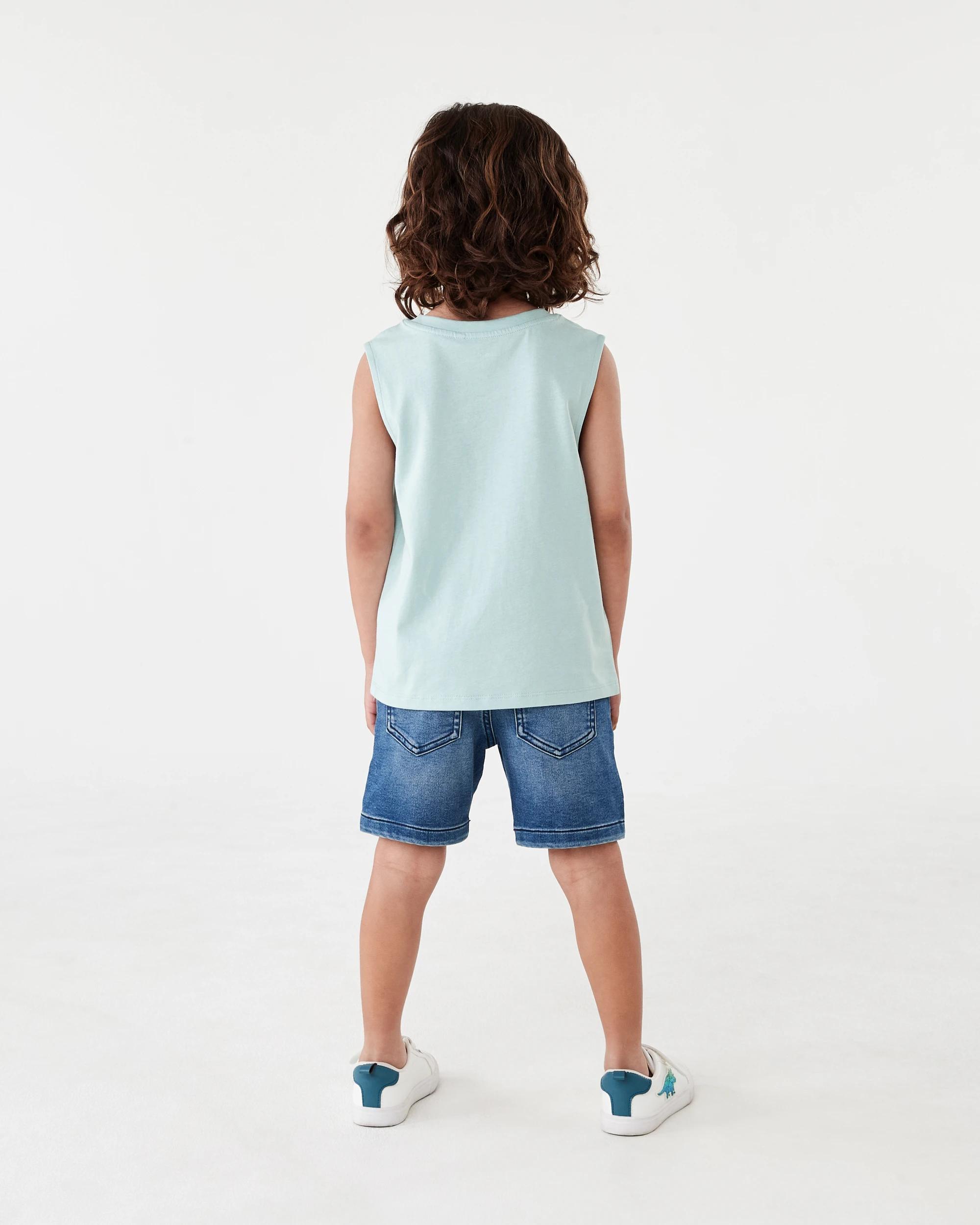 6 Oversized Print Tank Grn Skate, 6 of 6