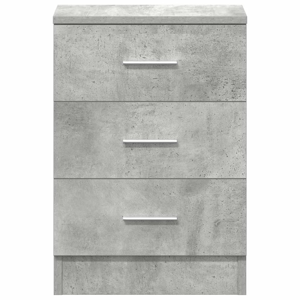 6 vidaXL Bedside cabinet Ample Storage - Grey, 6 of 9