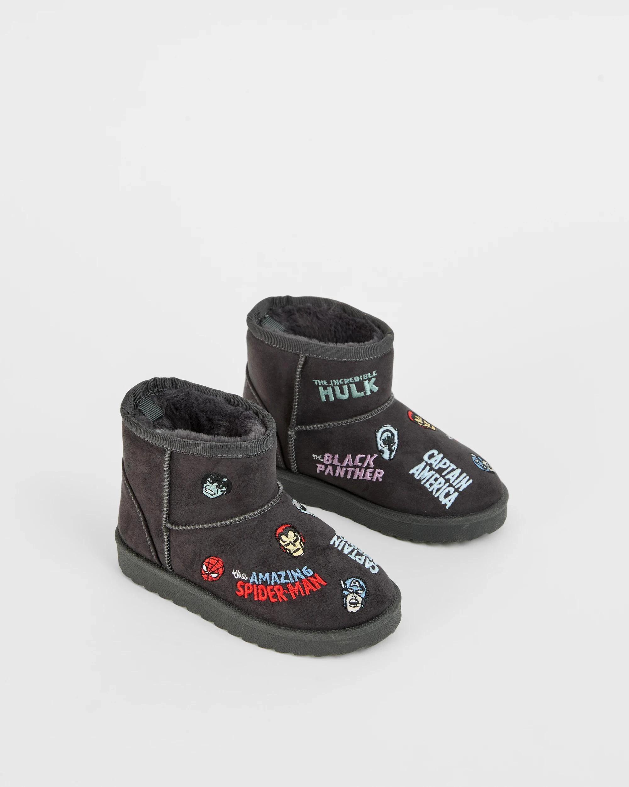 1 Disney Marvel Slipper Boots GREY, 1 of 2