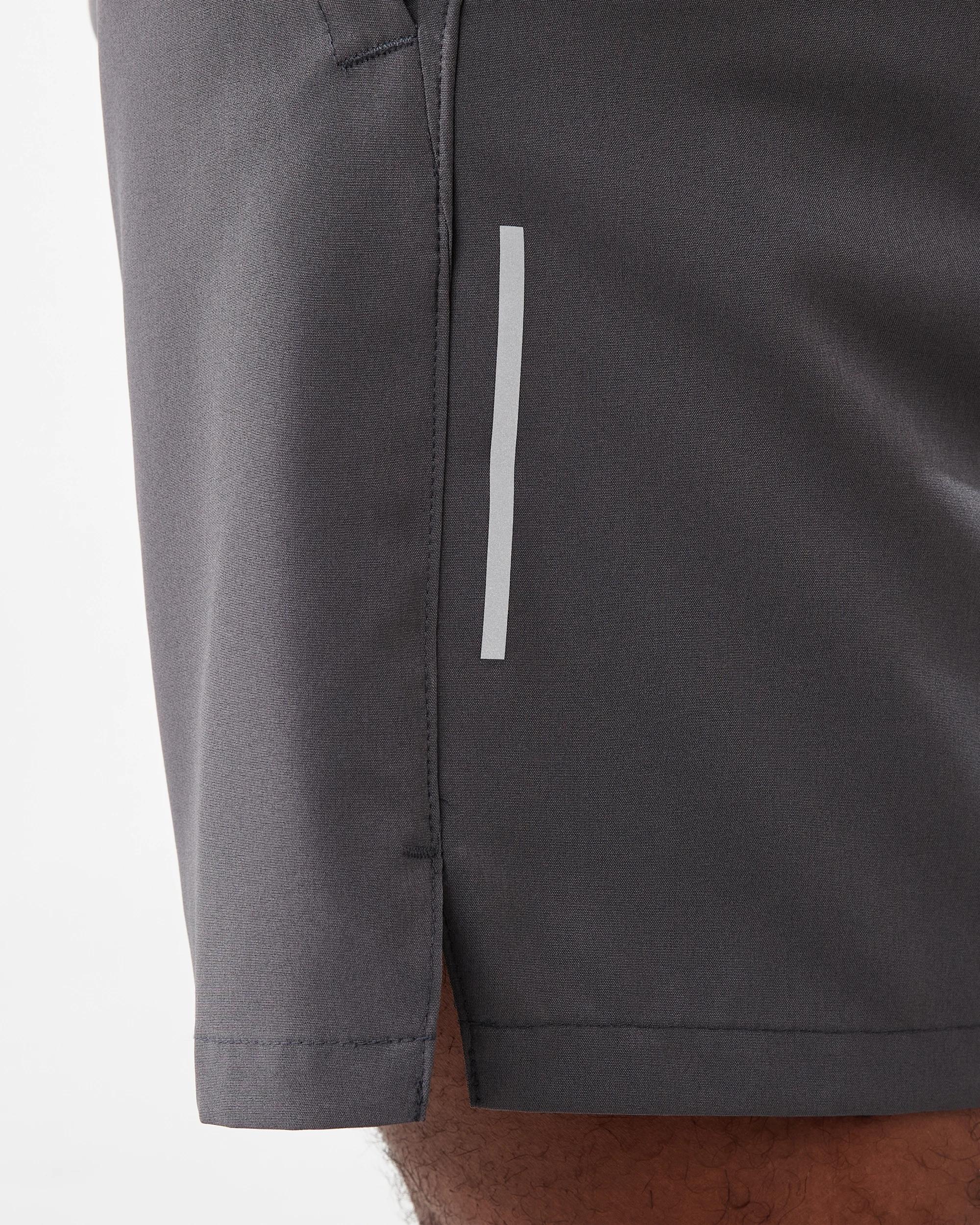 5 Active Mens Woven Stretch Shorts Gry Drkish, 5 of 7