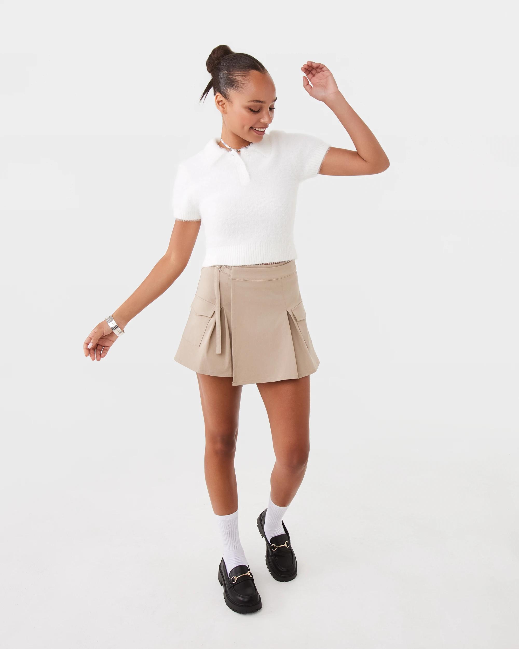 2 Eyelash Polo Top Snw White, 2 of 9