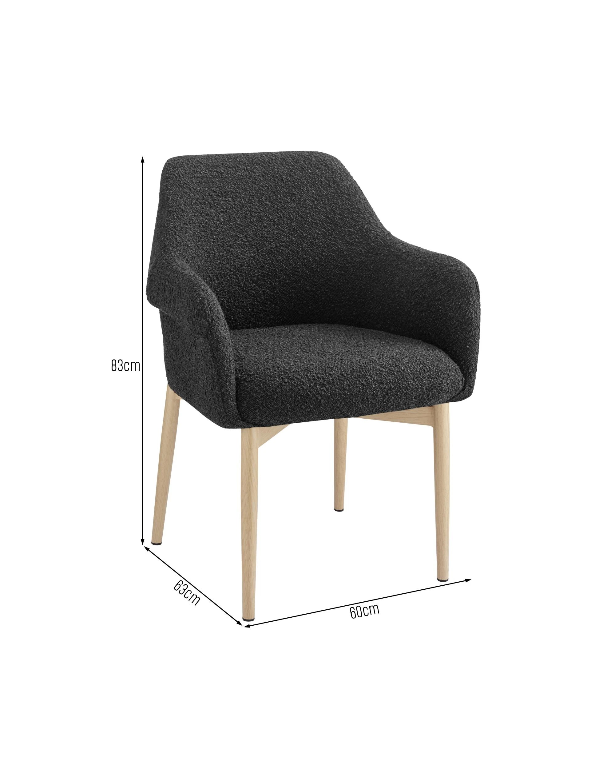 10 Kodu Dining Chairs Pair (Set of 2) - Black, 10 of 10