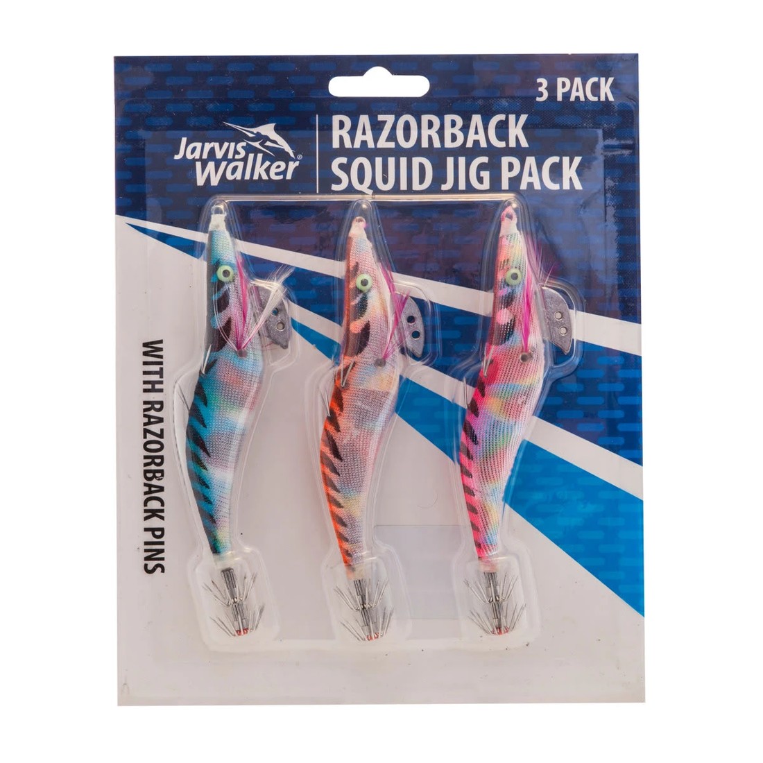 1 Jarvis Walker Tsunami Shimmer Jigs - Size 3.5, Set of 3, 1 of 3