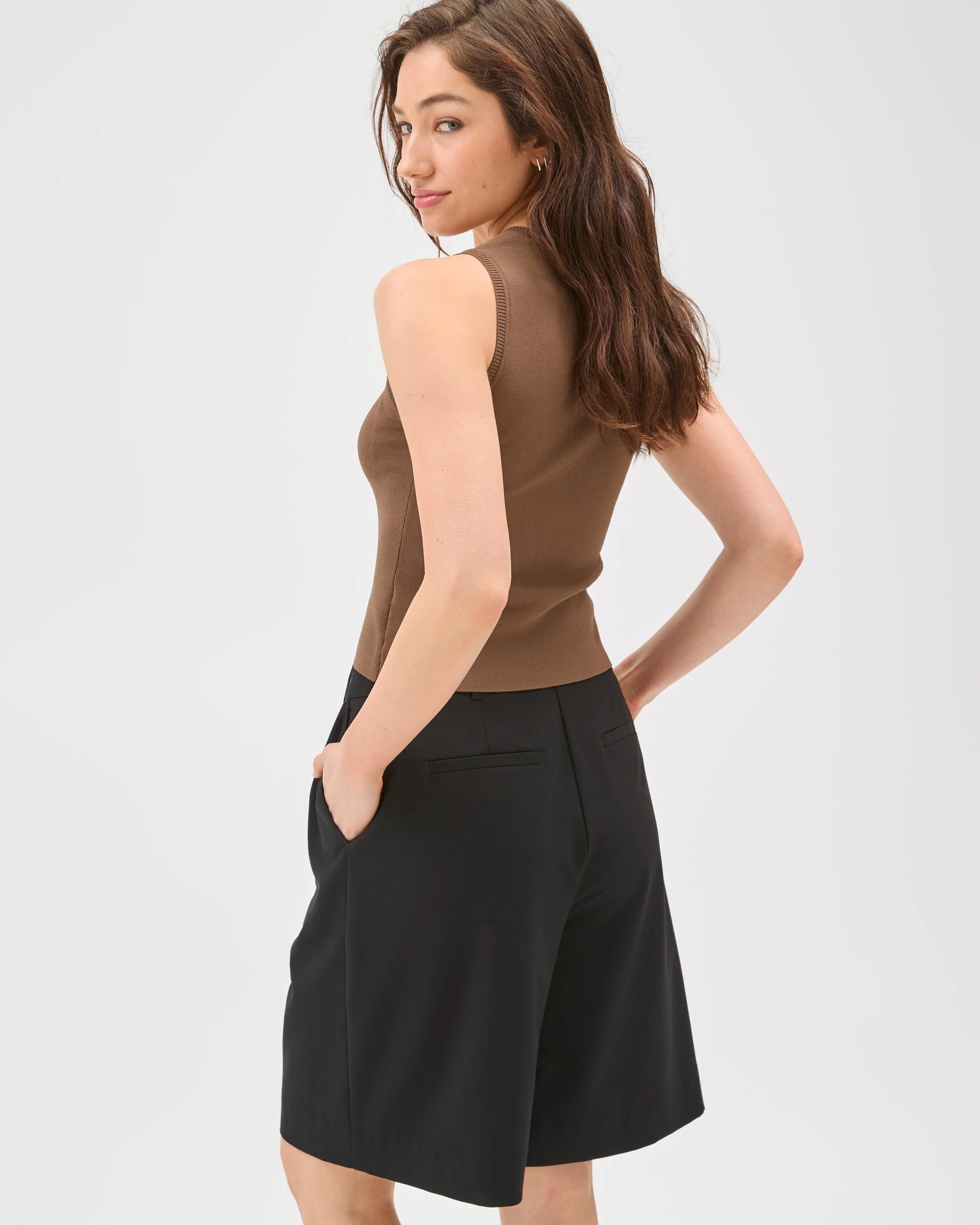 6 Lily Loves Horseshoe Tank Top SMOKED TAUPE, 6 of 6