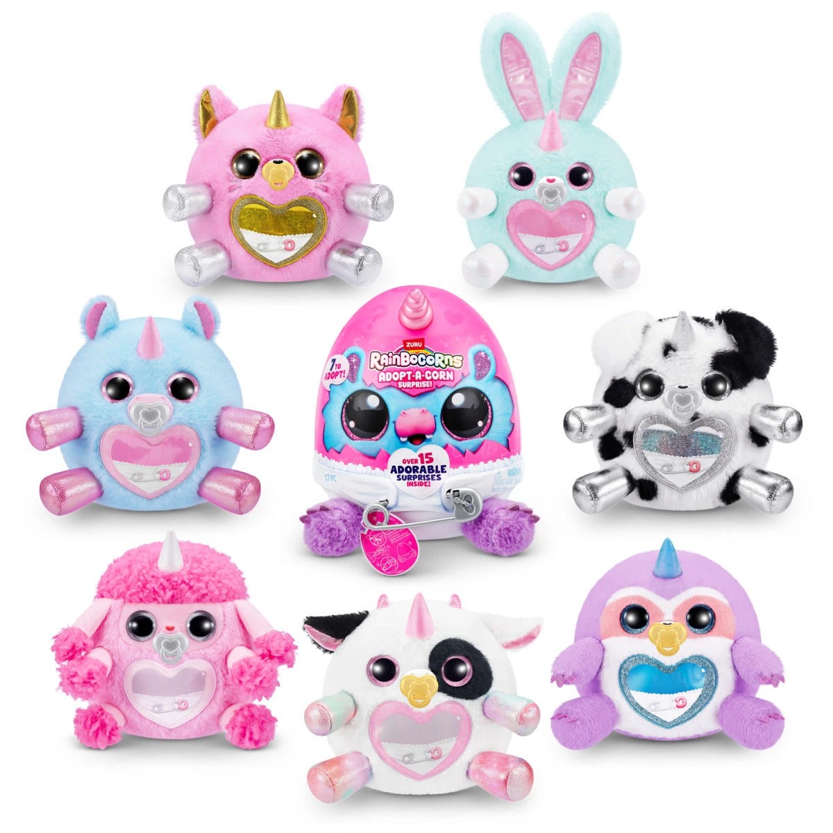 3 17 Piece Zuru Rainbocorns: Adopt-A-Corn Surprise! -  Assorted, 3 of 10
