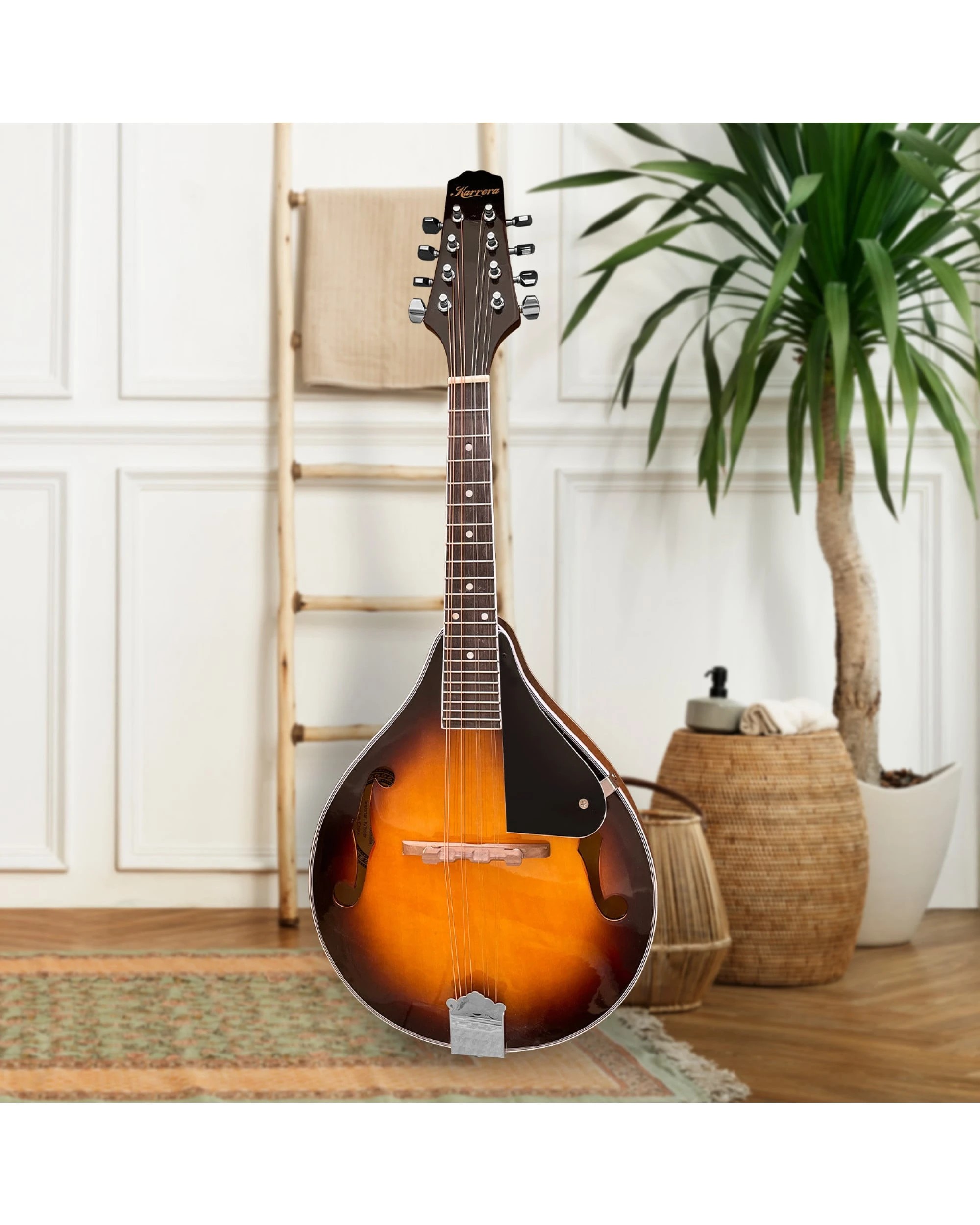 6 Karrera Traditional Mandolin in Sunburst, 6 of 7