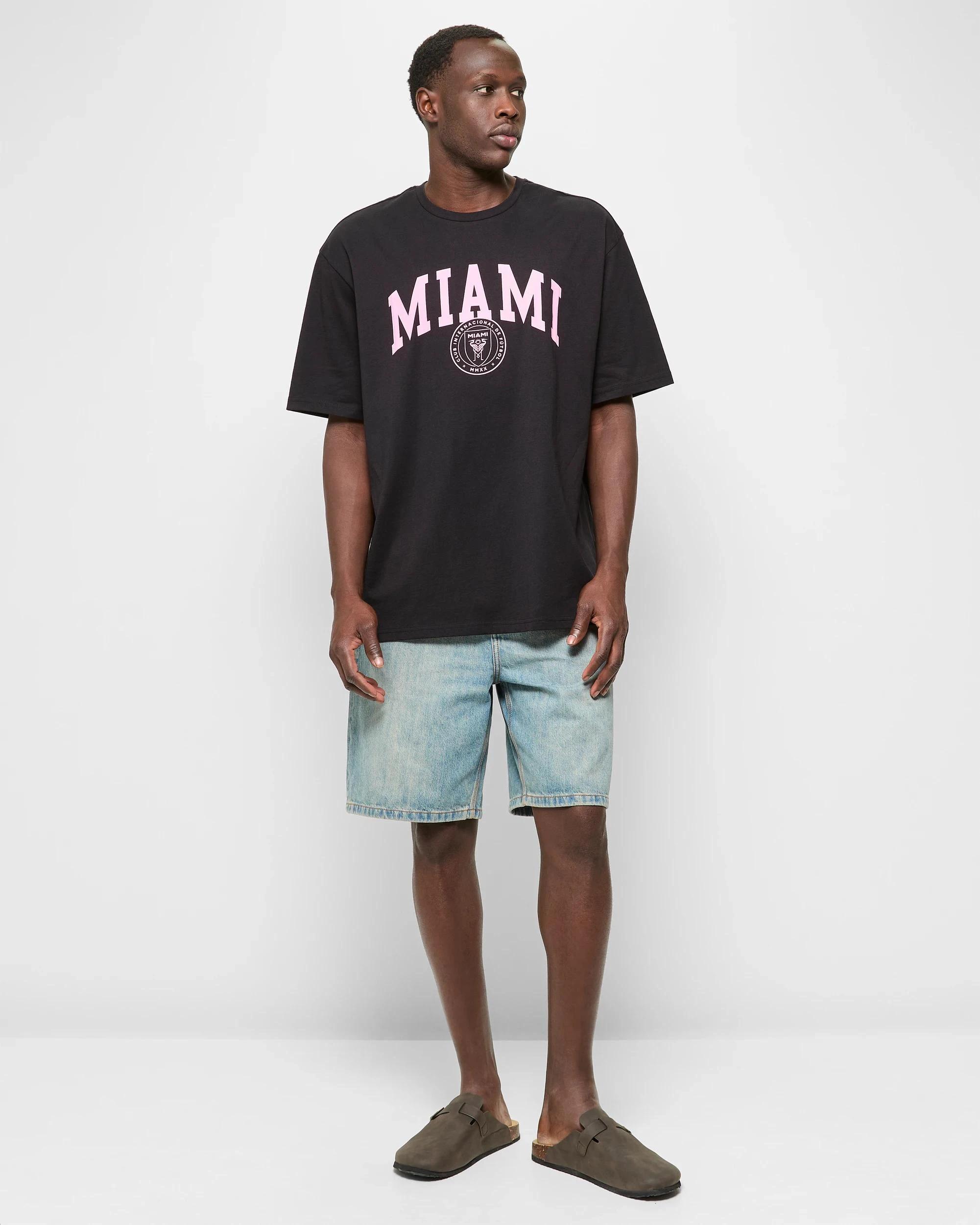 2 Target Australian Cotton MLS Inter Miami T-Shirt BLACK, 2 of 5