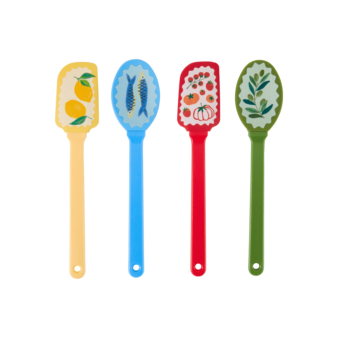 1 4 Pack Printed Spoons, 1 of 7