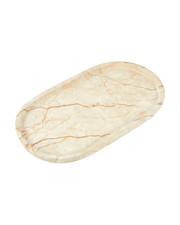 Oval Ceramic Decor Tray