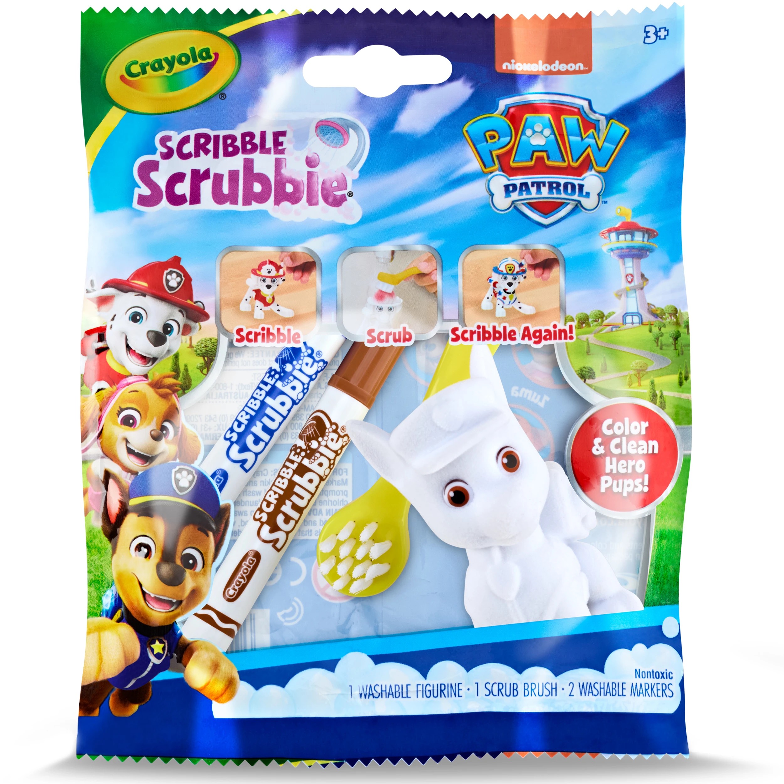 1 Crayola PAW Patrol Scribble Scrubbie, 1 of 3