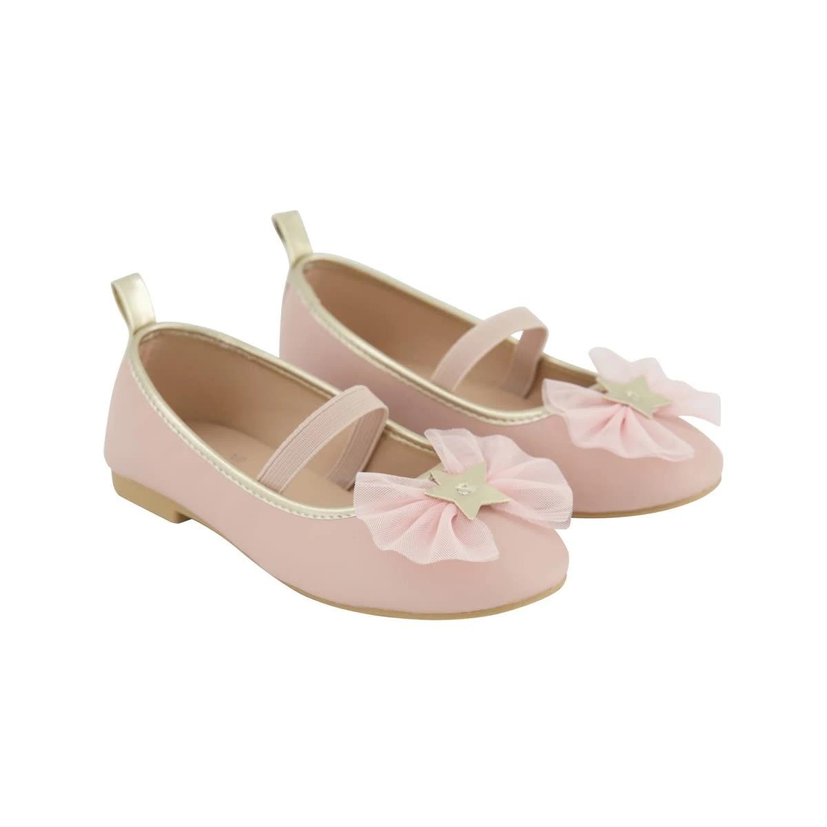 4 Junior Flats SILVER PINK, 4 of 5