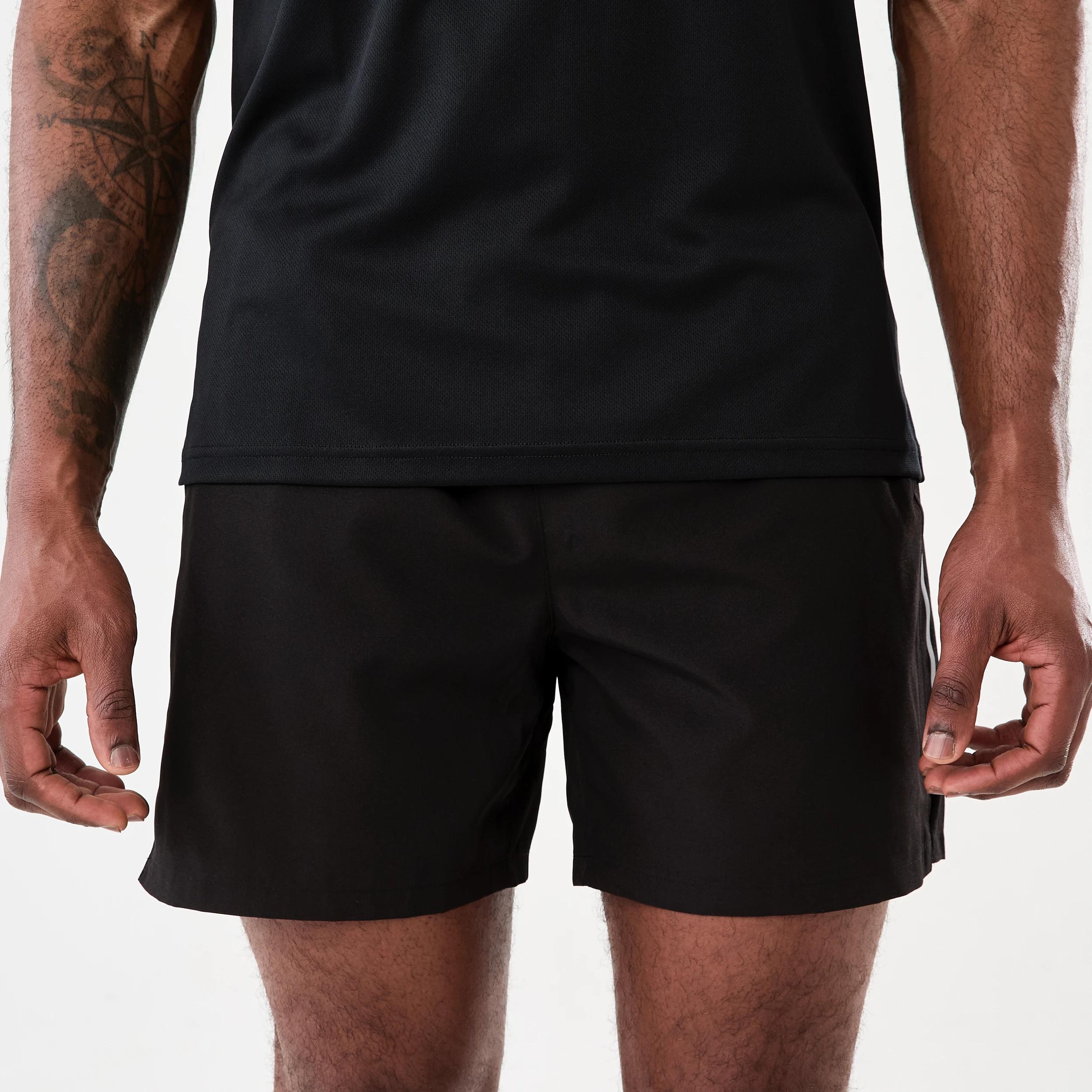 1 Active Mens Woven Stretch Shorts BLACK, 1 of 8