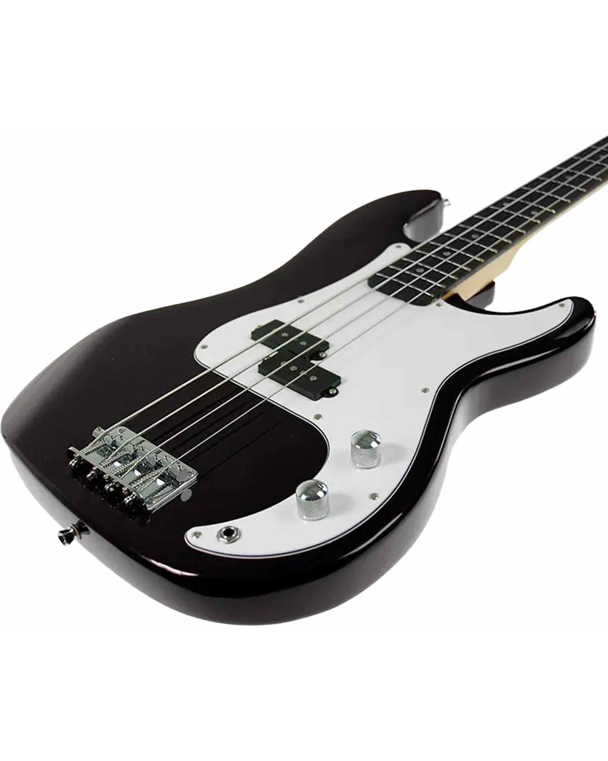 2 Karrera Electric Guitar Bass Music 4 String Instrument Full Size - Black, 2 of 6