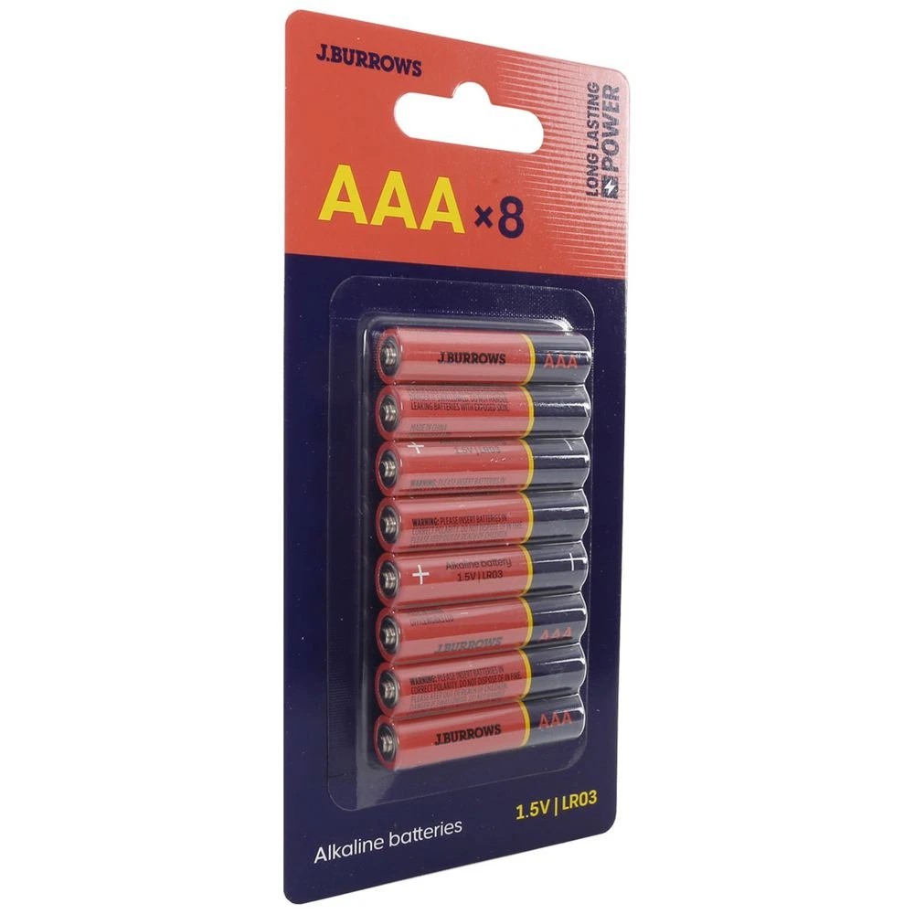 4 J.Burrows AAA Batteries 8 Pack, 4 of 6