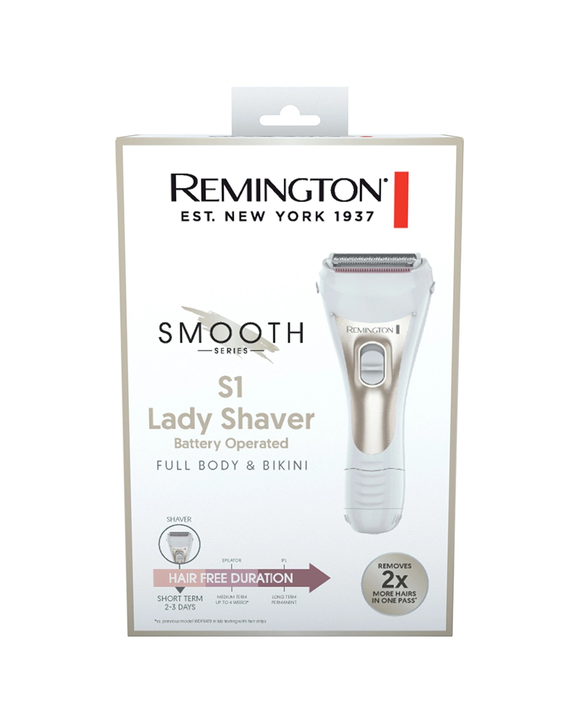3 Remington Smooth S1 Electric Cordless Lady Shaver Bikini Hair Trimmer - White, 3 of 4