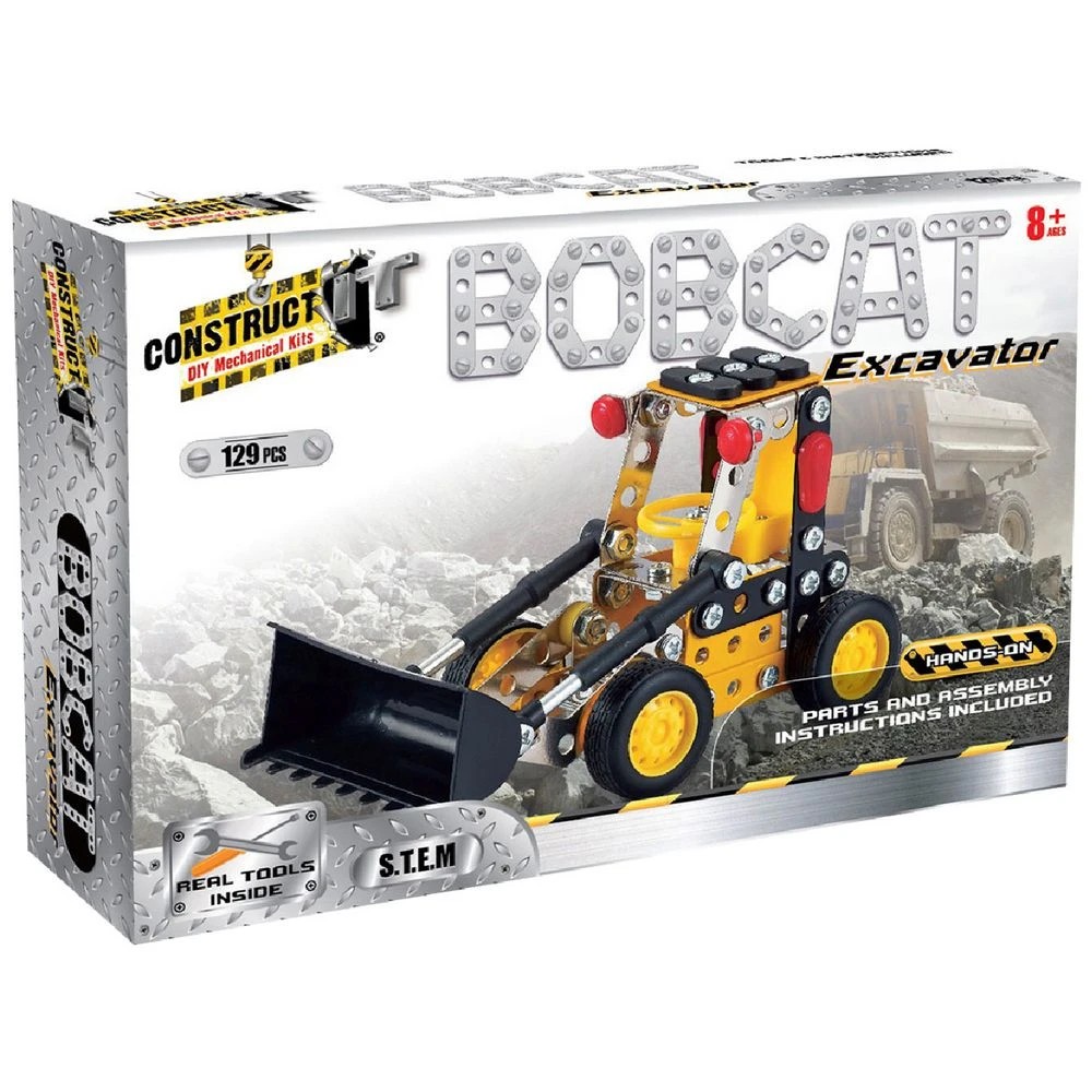 1 Constrcut It DIY Mechanical Kit Bobcat 110 Pieces, 1 of 3