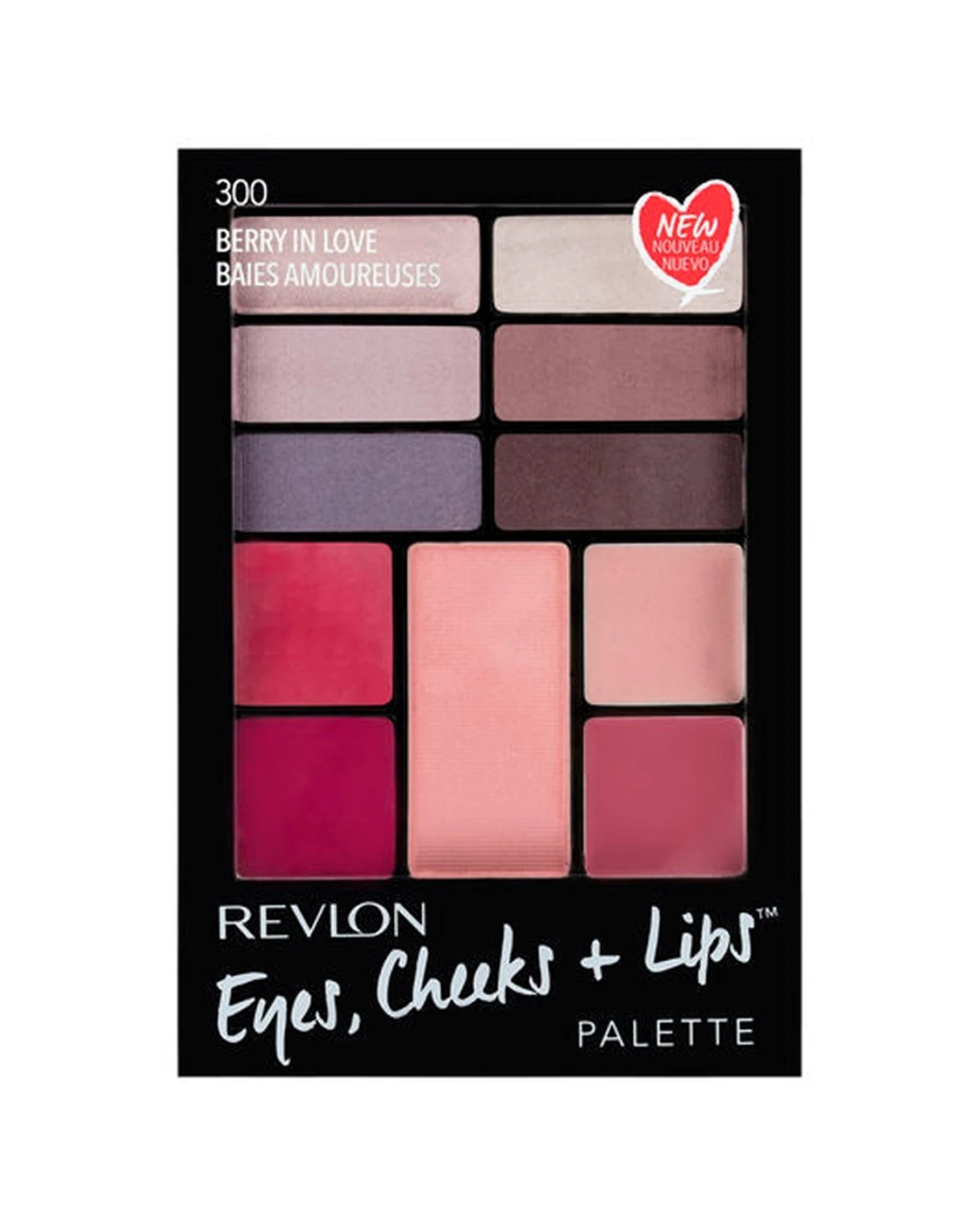 1 Revlon Eyes, Cheeks + Lips Palette - 300 Berry In Love, 1 of 1