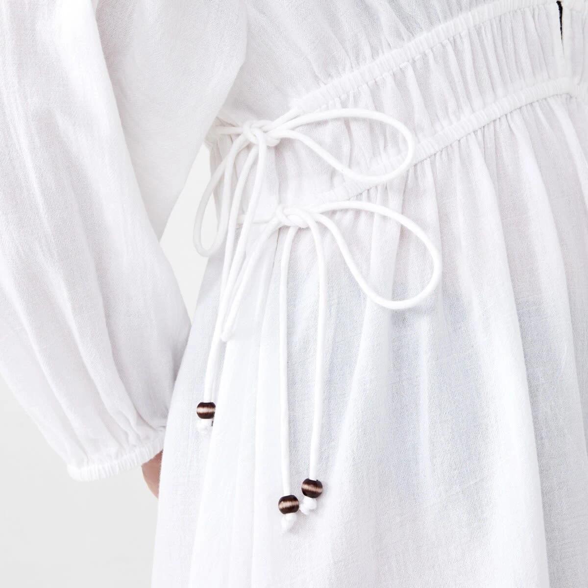 6 Beach Mini Dress WHITE, 6 of 7