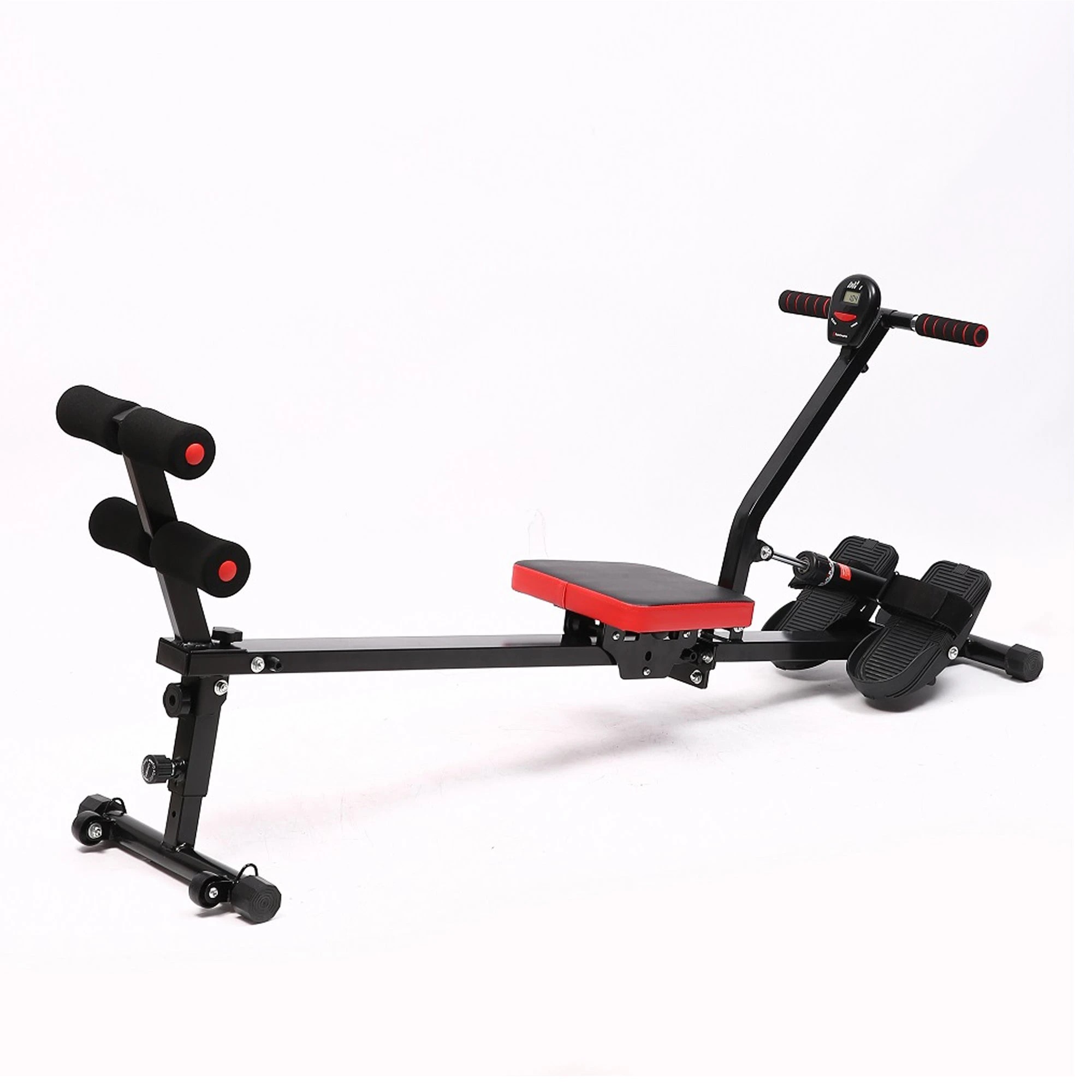 1 Fitness Master Resistance Water Rowing Machine Rower Cardio Hydraulic 12 Level, 1 of 10