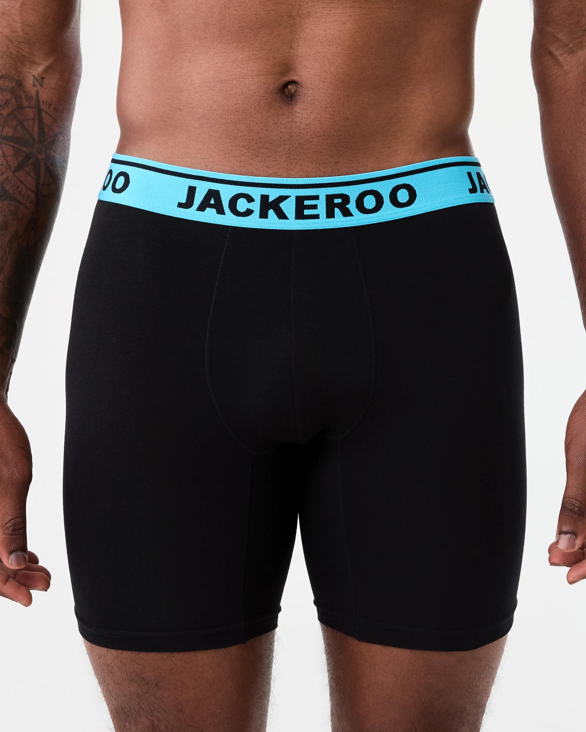 4 5 Pack Mid Length Work Trunks Black, 4 of 7