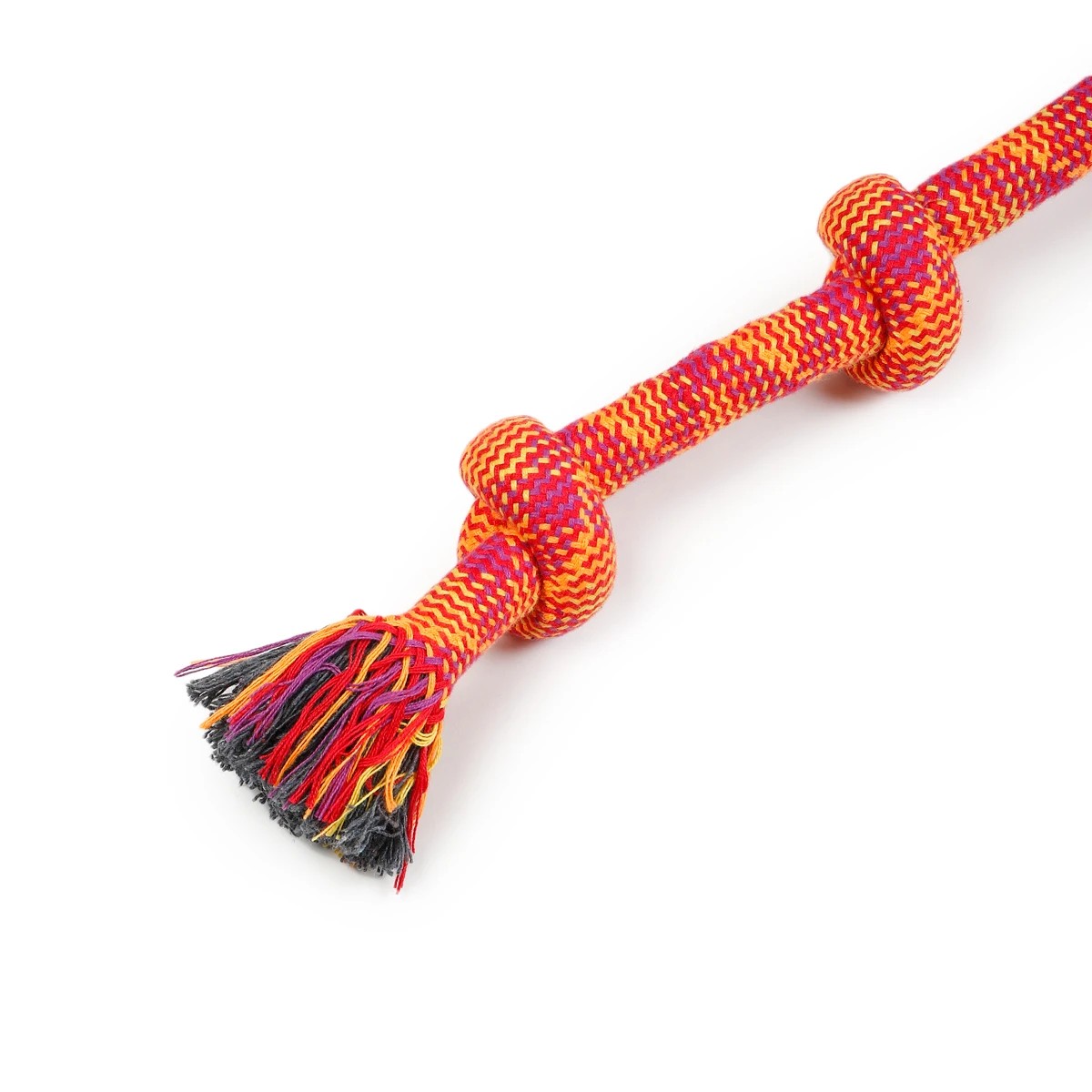 4 Pet Toy Rope 5 Knot Wrapped, 4 of 5