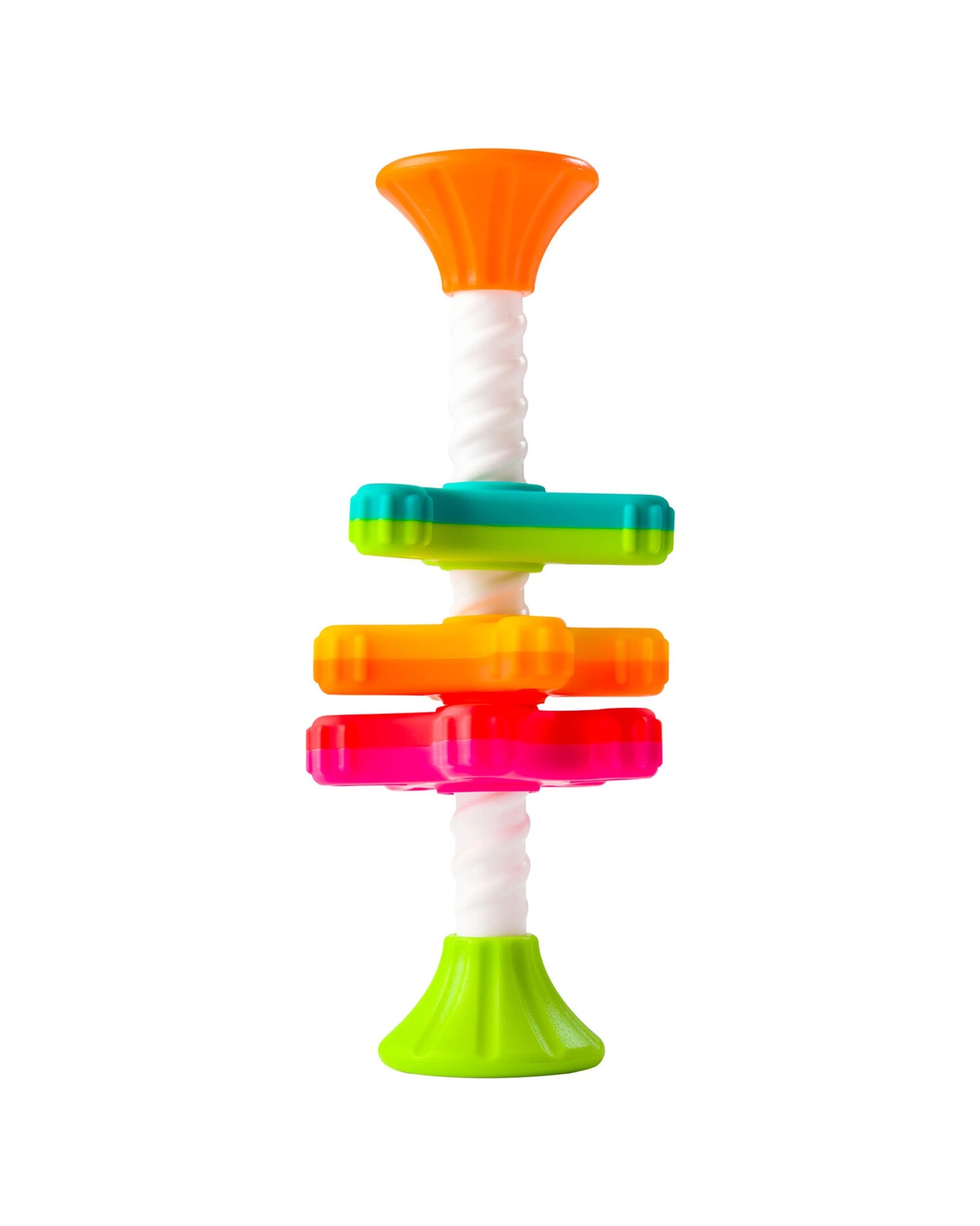 1 Fat Brain Toy Co MiniSpinny Sensory Toy Propellers Spin Down Corkscrew - Multi, 1 of 8