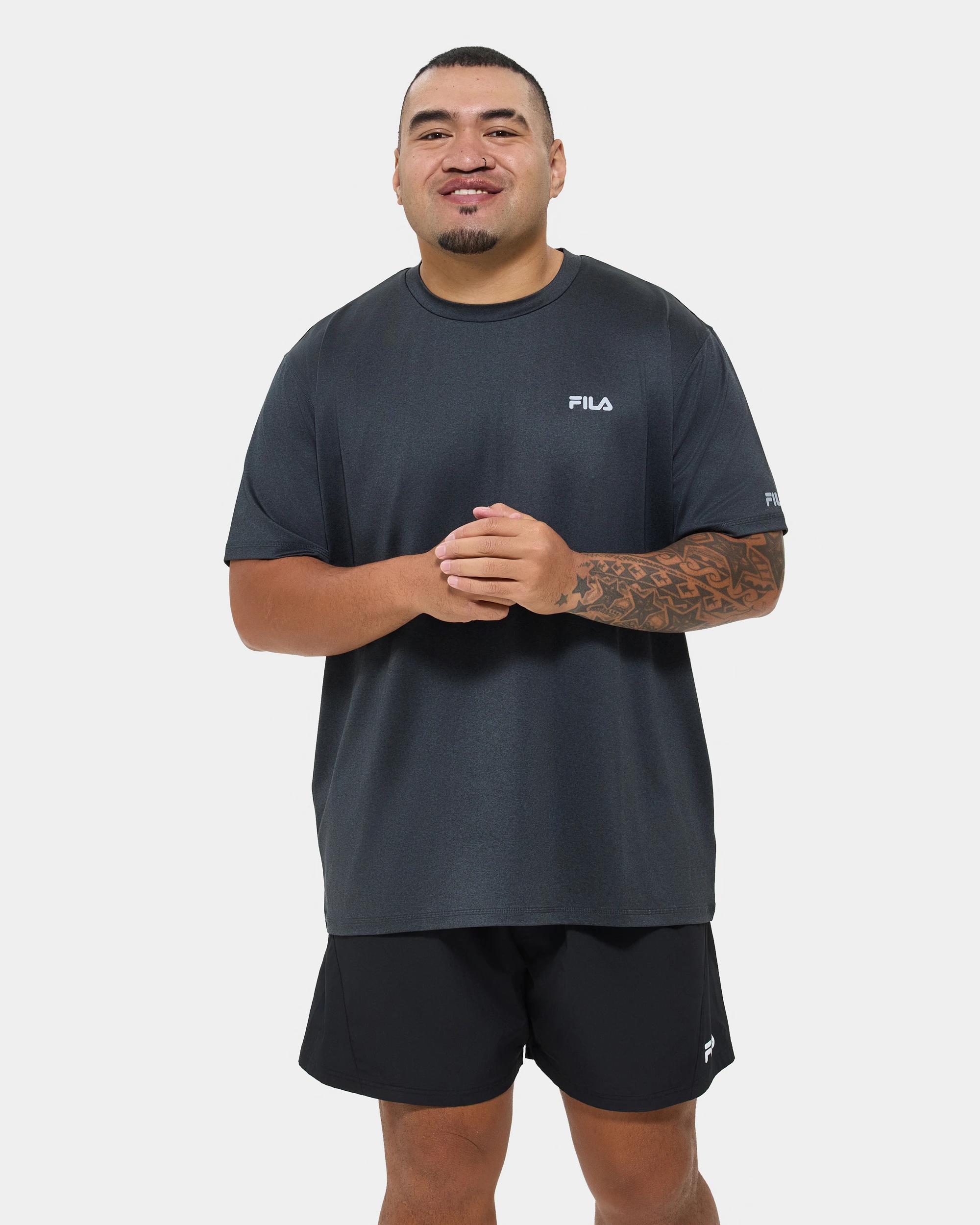 1 Kayden Quick Dry Active Plus T-shirt - Fila BLACK, 1 of 7