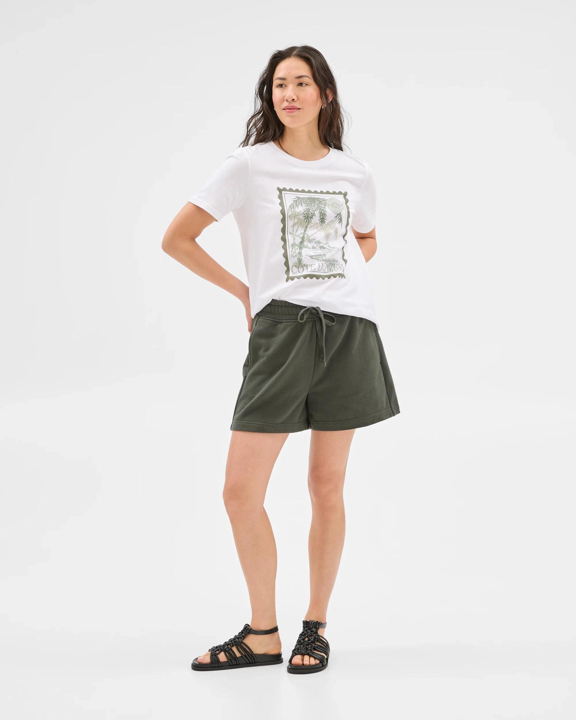 6 Target Australian Cotton Print T-Shirt WHITE POSTCARD, 6 of 6