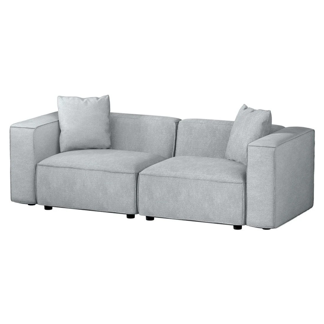 2 Artiss Modular Sofa Chaise Set 2 - Grey, 2 of 6