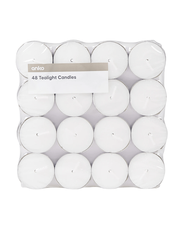 Unscented Tealights - Pack o