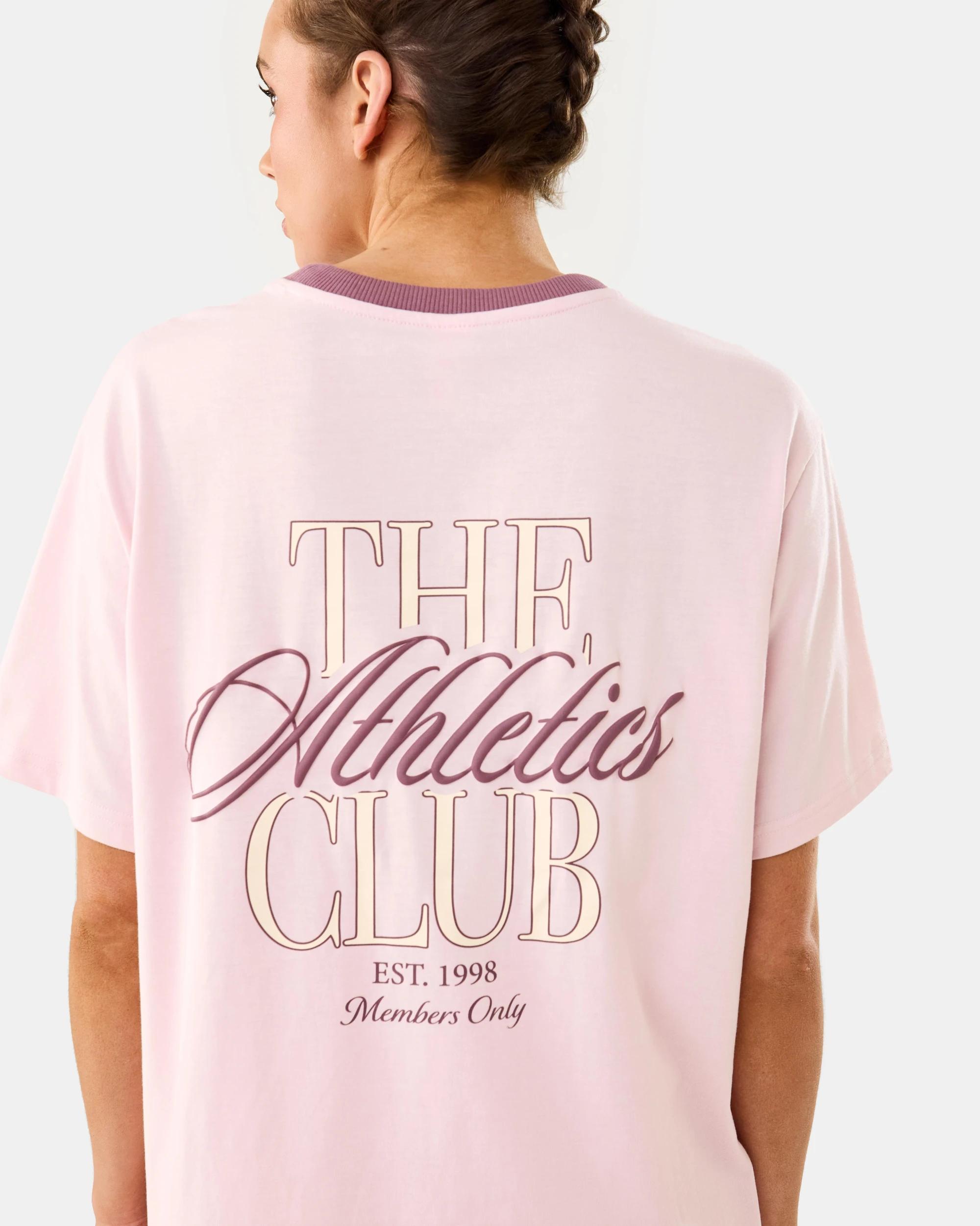 8 Active Womens Oversized Gym T-shirt Aura Pink, 8 of 9
