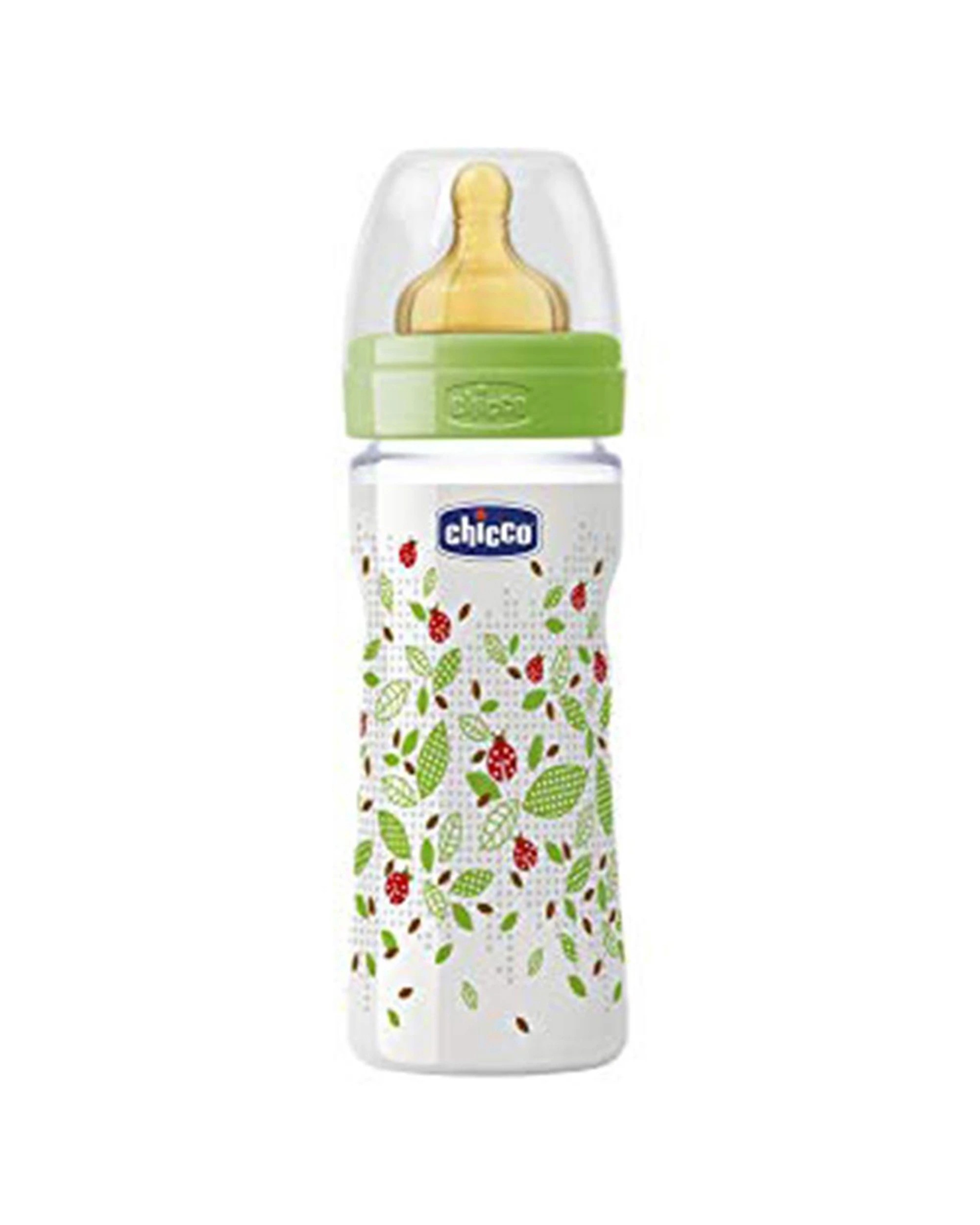 2 Chicco 2pc Nursing Baby Well-Being Latex 250ml Feeding Bottle/Teat Unisex - Multi, 2 of 2