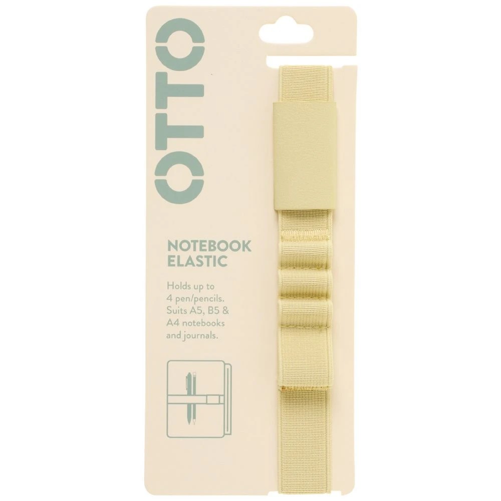 1 Otto 4 Loop Elastic Pen Holder Stone, 1 of 2