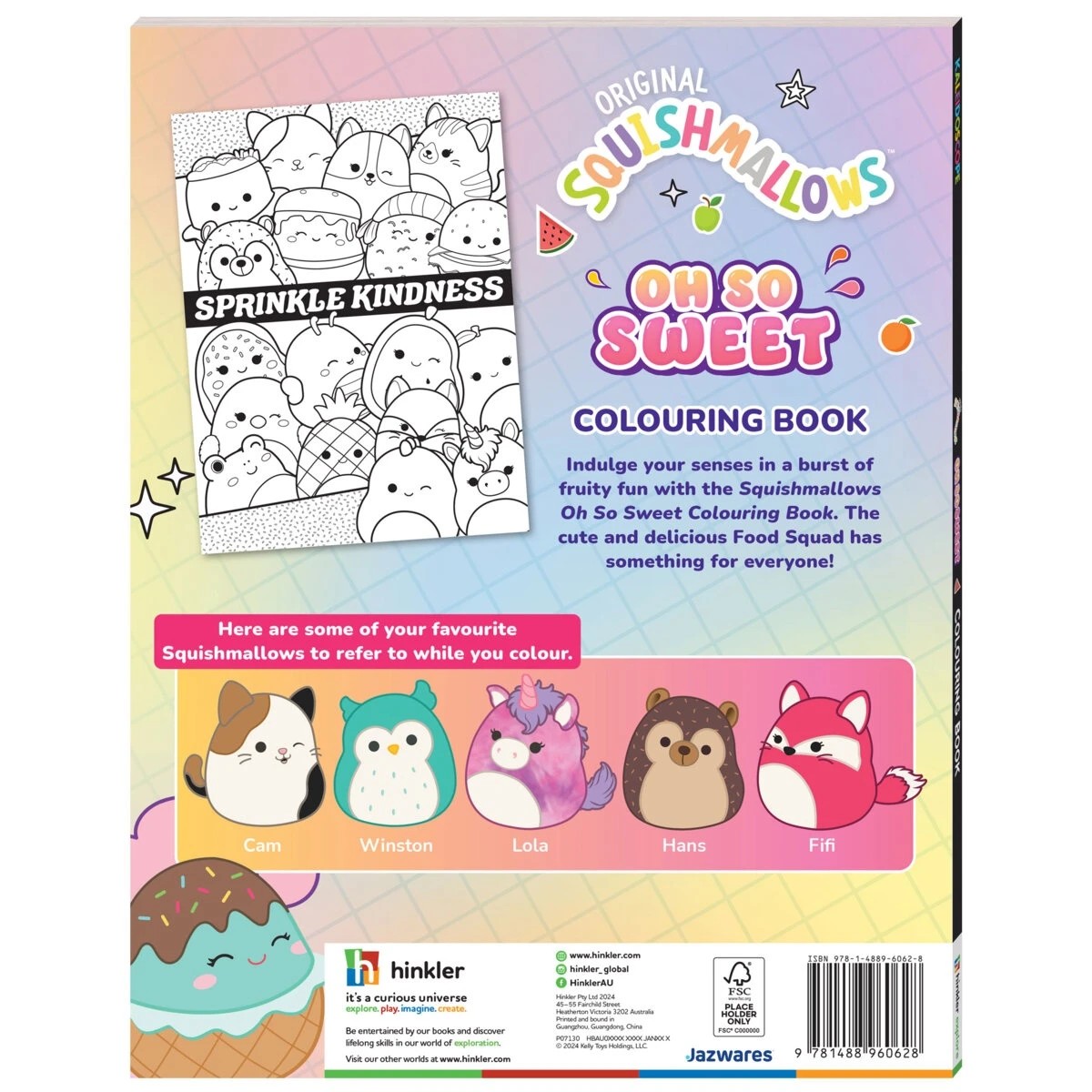 5 Kaleidoscope Original Squishmallows Oh So Sweet​ Colouring Book, 5 of 5