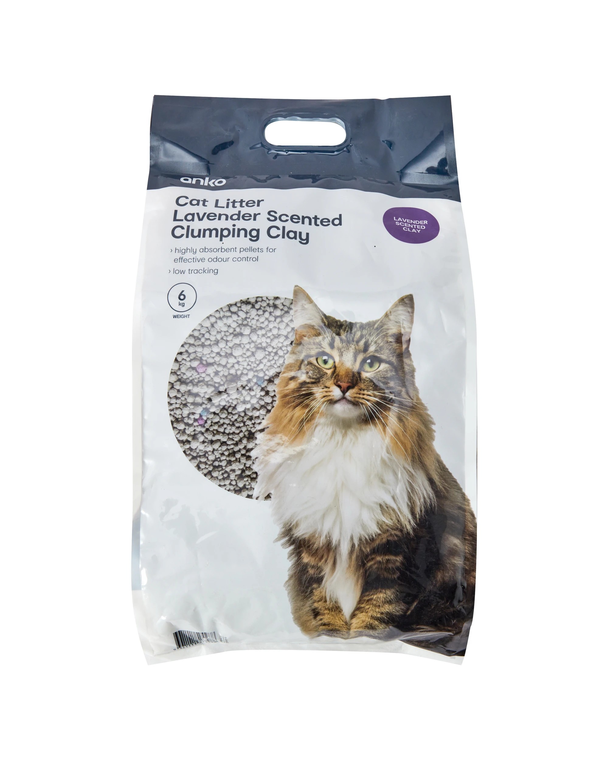 1 Clay Clumping Cat Litter Lavender 6kg, 1 of 2