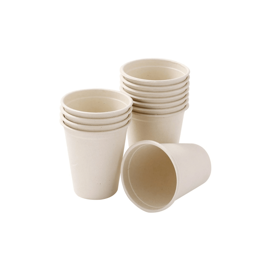 2 12pk Lemon & Lime Earthie Sugarcane Cups 250ml Nat Disposable/compostable Drink
 - Natural, 2 of 5