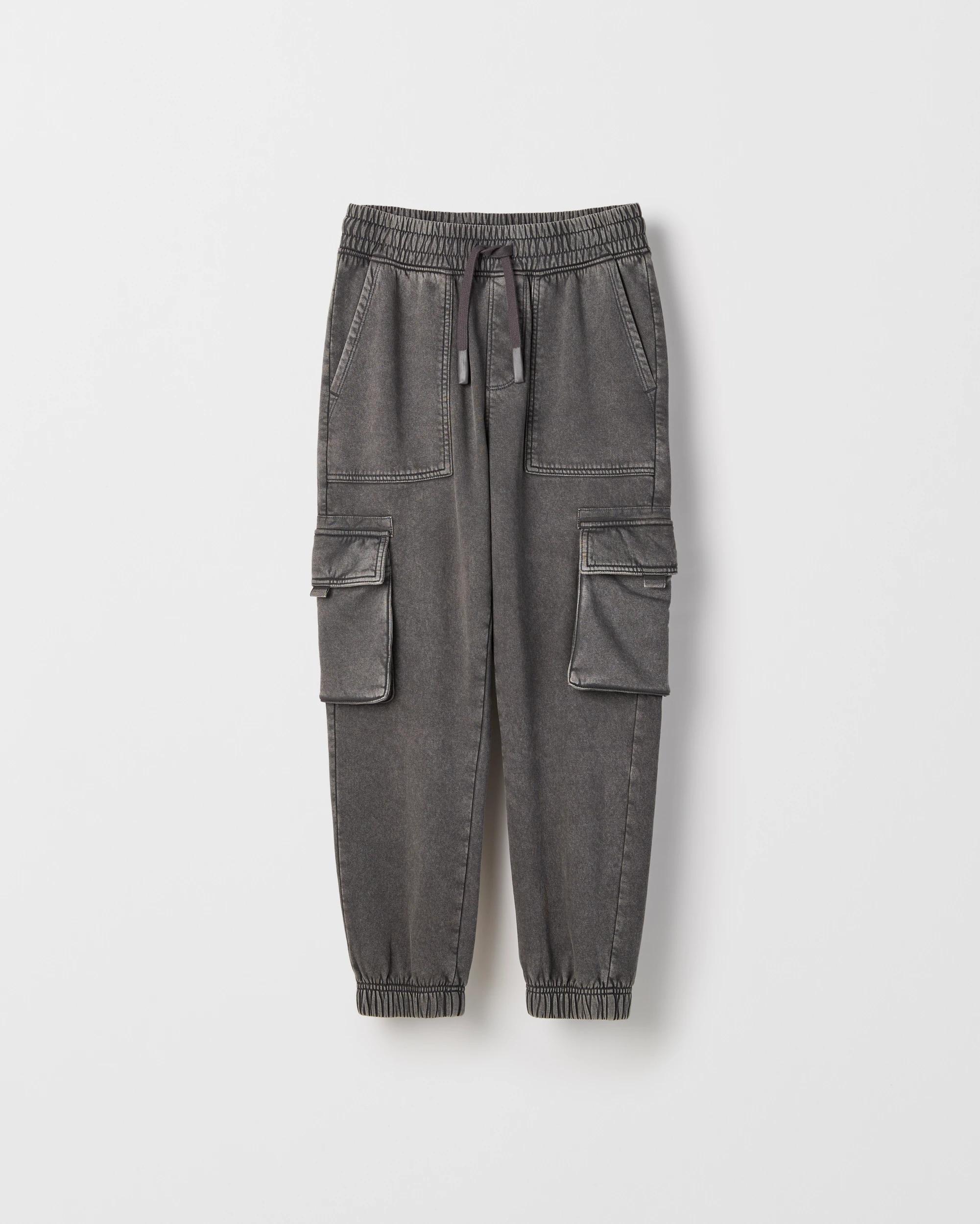 5 Target Kids Australian Cotton Blend Wash Trackpants BLACK, 5 of 6