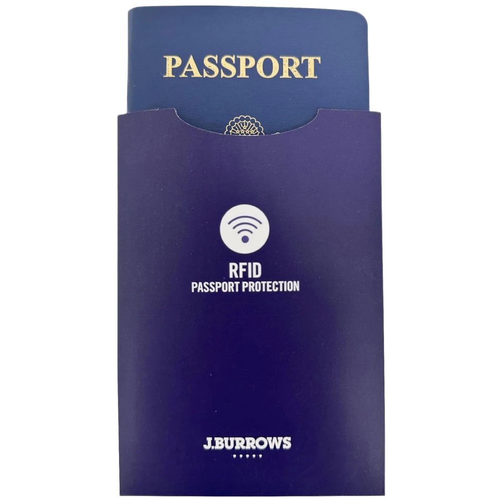 4 J.Burrows RFID-Blocking Travel Passport Sleeve, 4 of 4