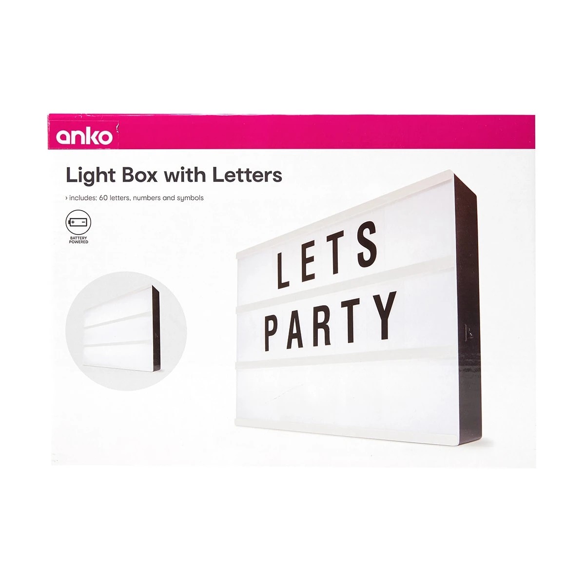 10 Light Box with Letters, 10 of 10
