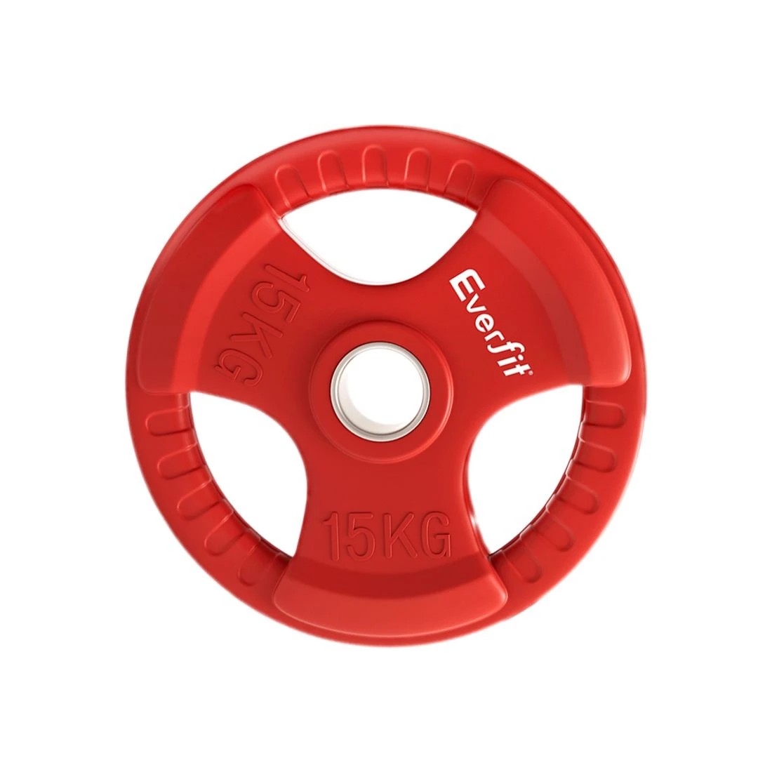 3 Everfit Weight Plates - Red, 3 of 6
