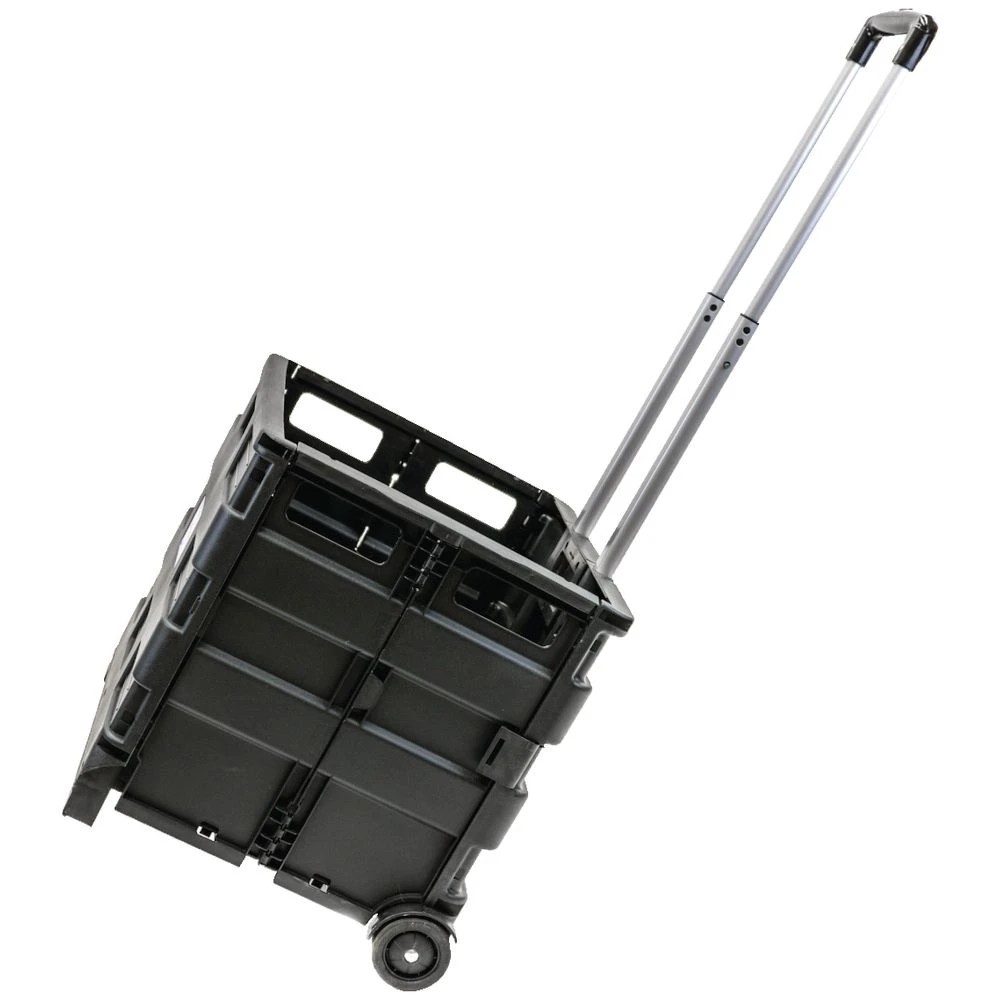 3 Pack & Roll 35kg Trolley Cart Black, 3 of 10